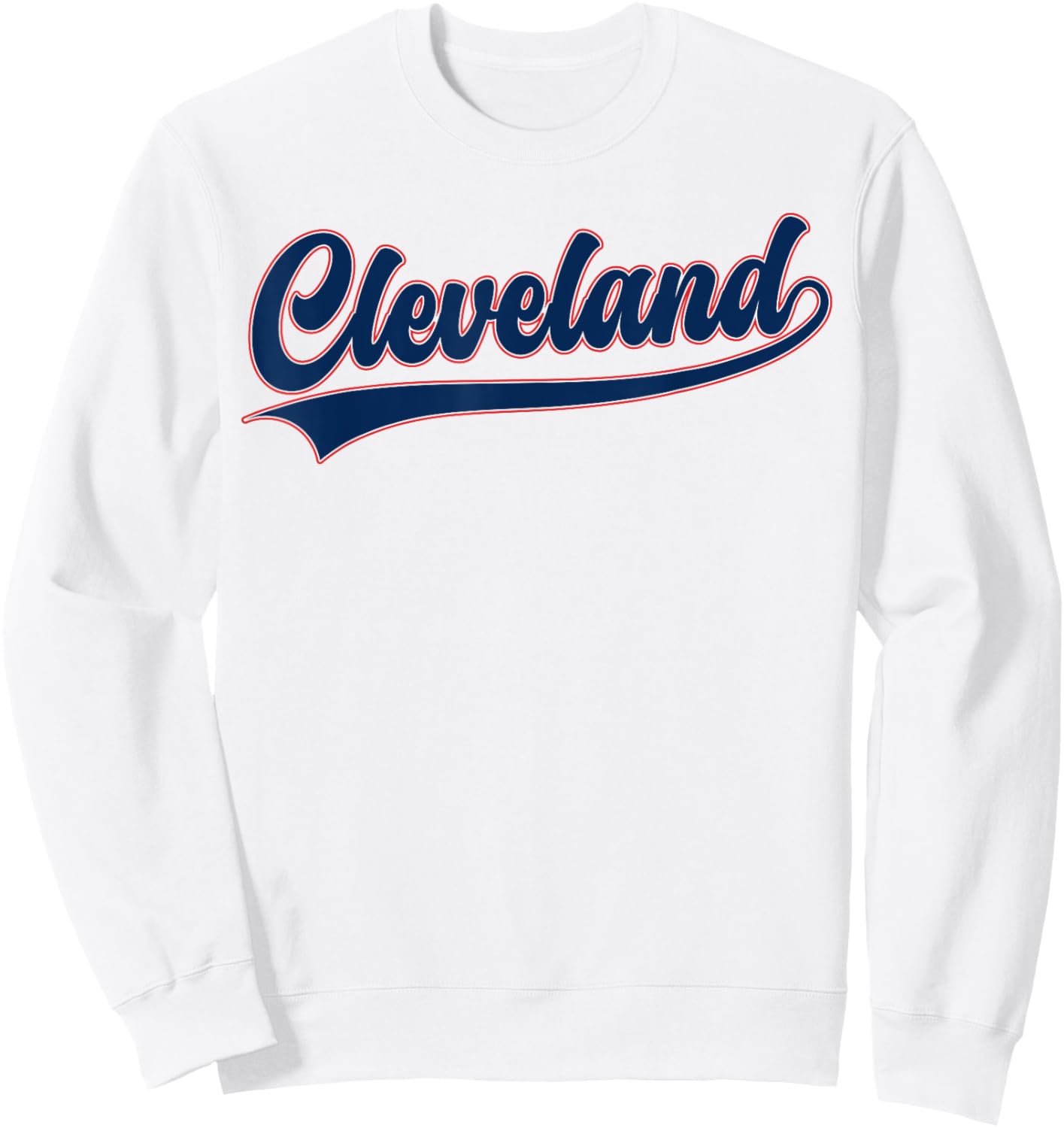 Cleveland Ohio Throwback Design Retro Vintage Game Day Lover Sweatshirt - Sweatshirt | White