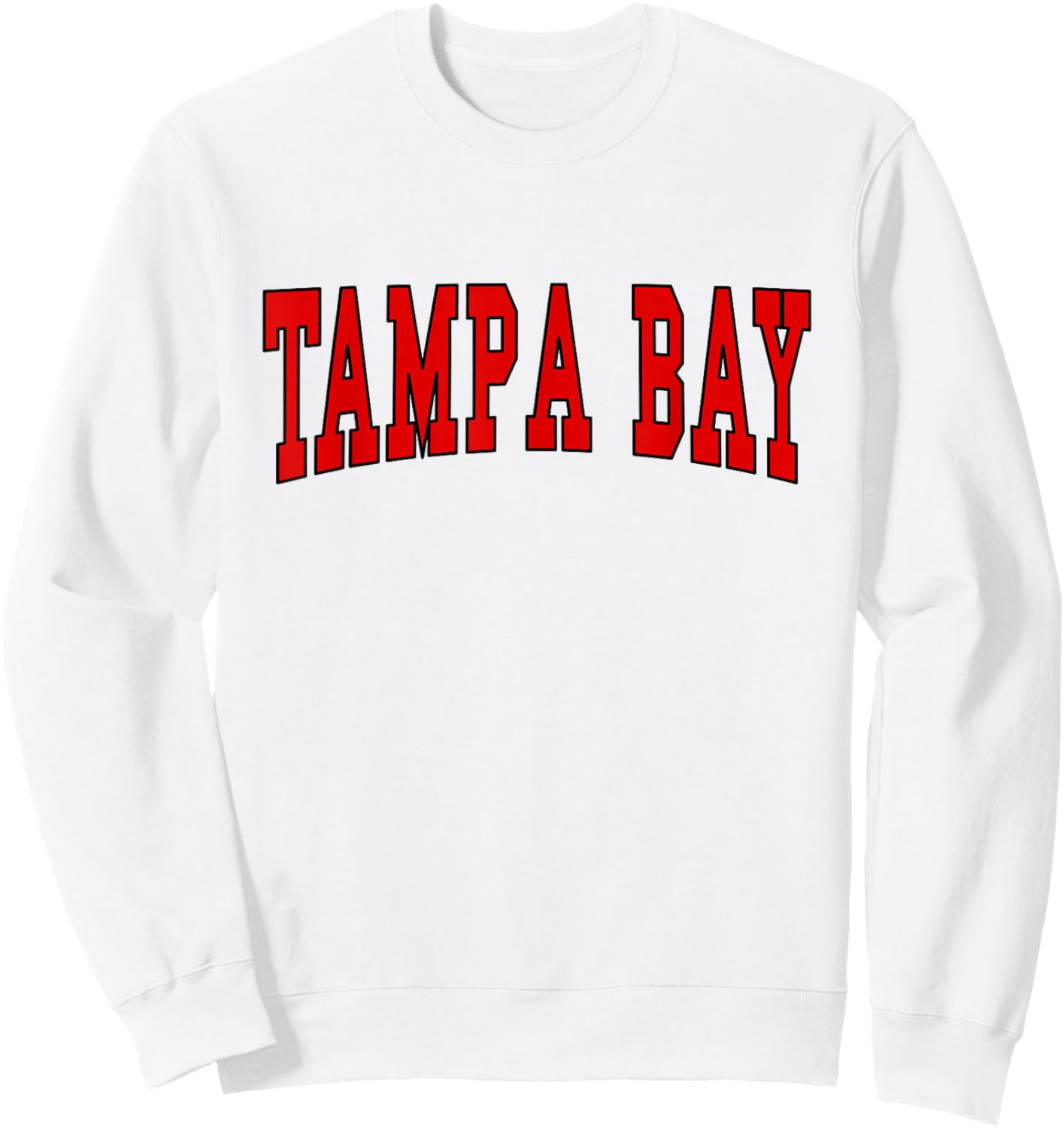 Graphic Apparel Co. - TAMPA BAY - Classic - , Classic, All Ages - White - Small - Short Sleeve Sweatshirt - Sweatshirt | White
