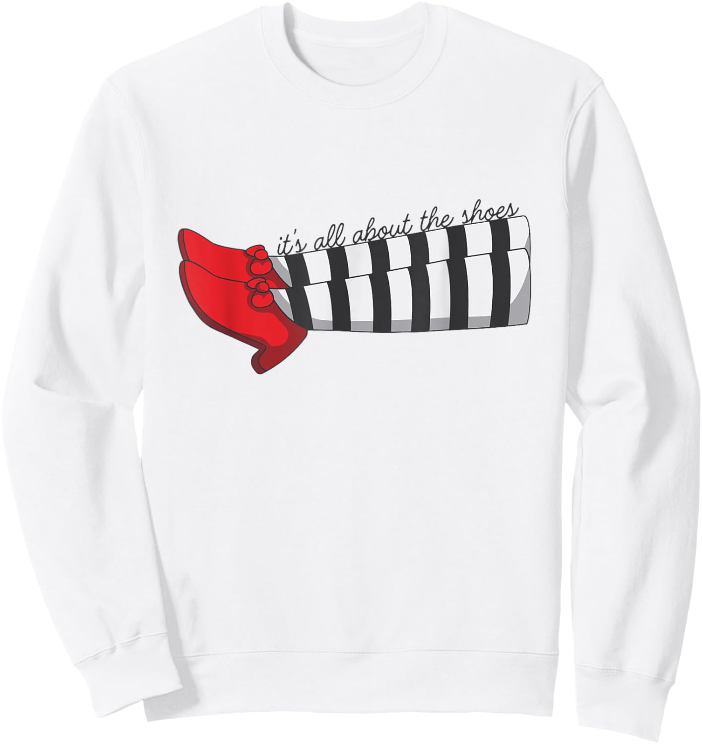 All About the Shoes Halloween Wonderful Wizard of Oz Wicked Sweatshirt - Sweatshirt | White