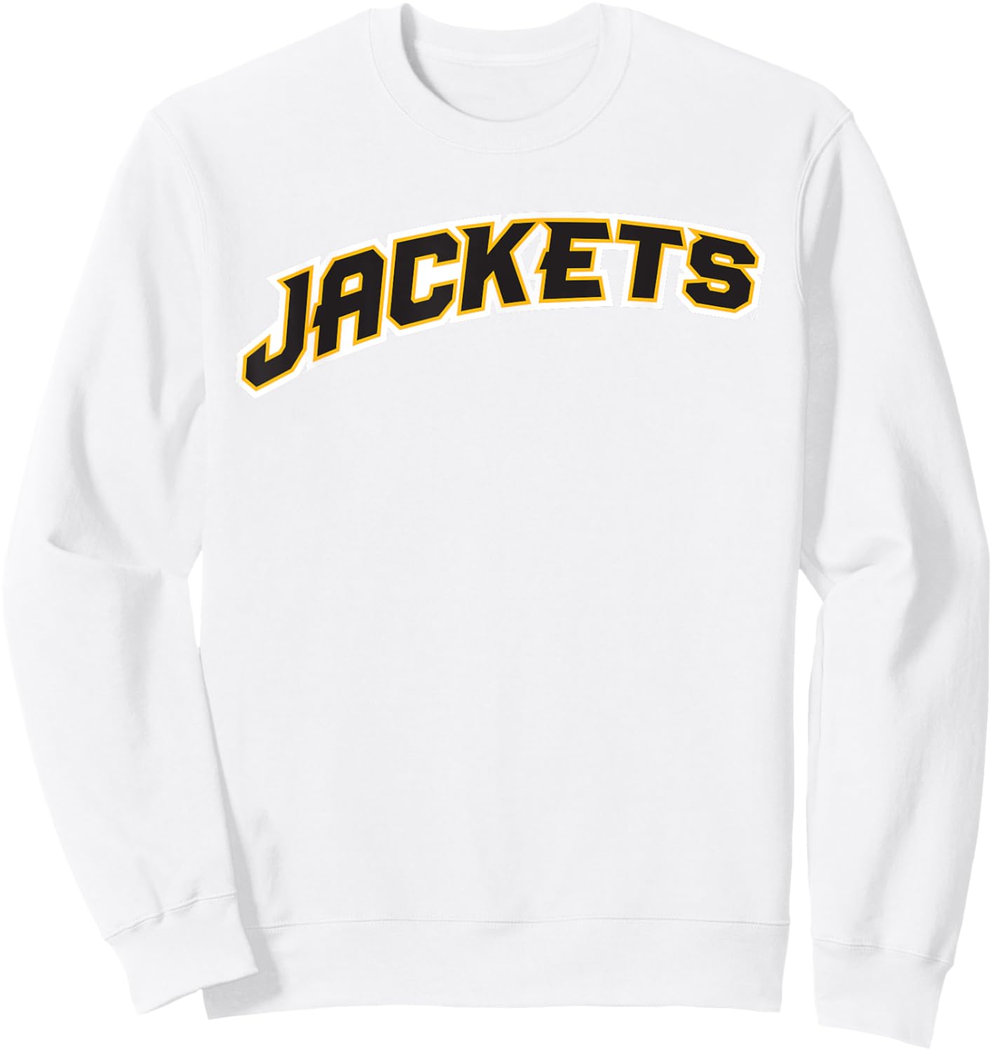American International College AIC Yellow Jackets Sweatshirt - Sweatshirt | White