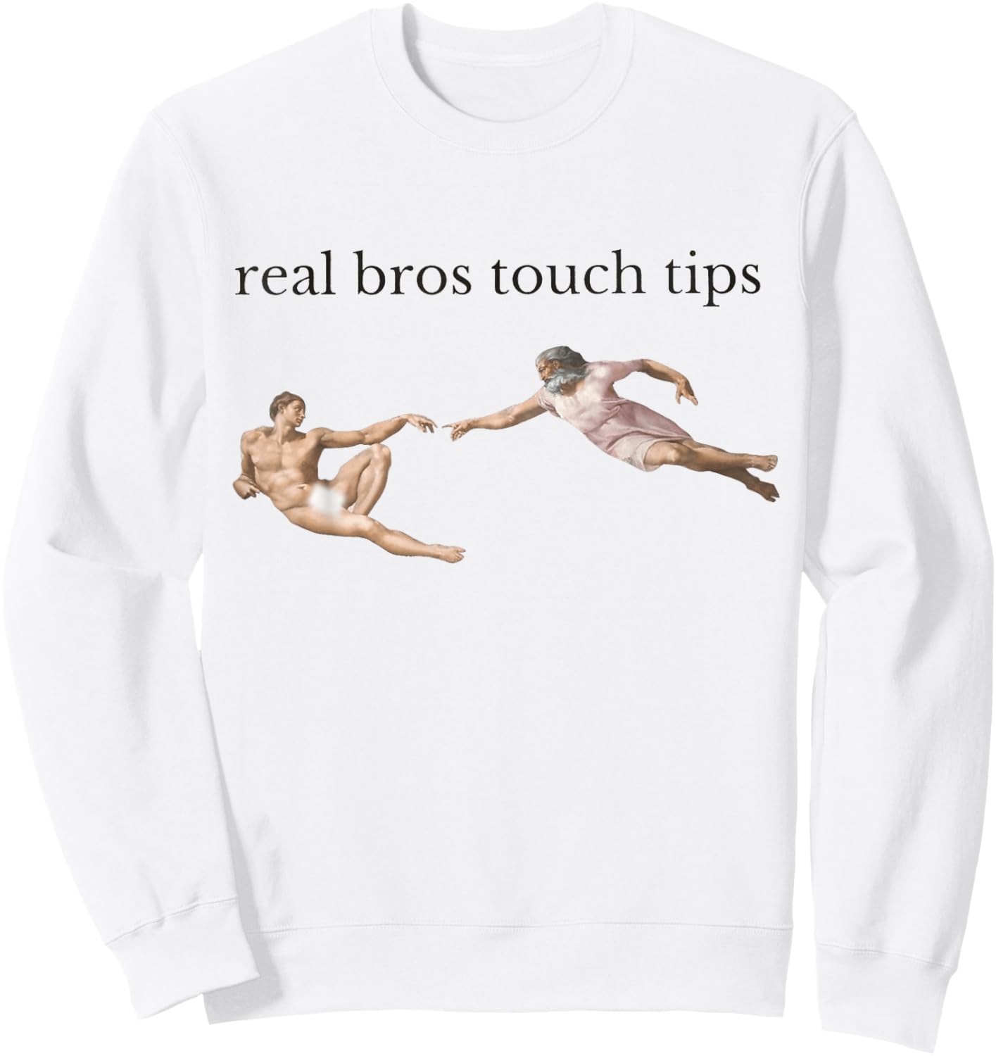 Real Bros Touch Tips Sweatshirt - Sweatshirt | White