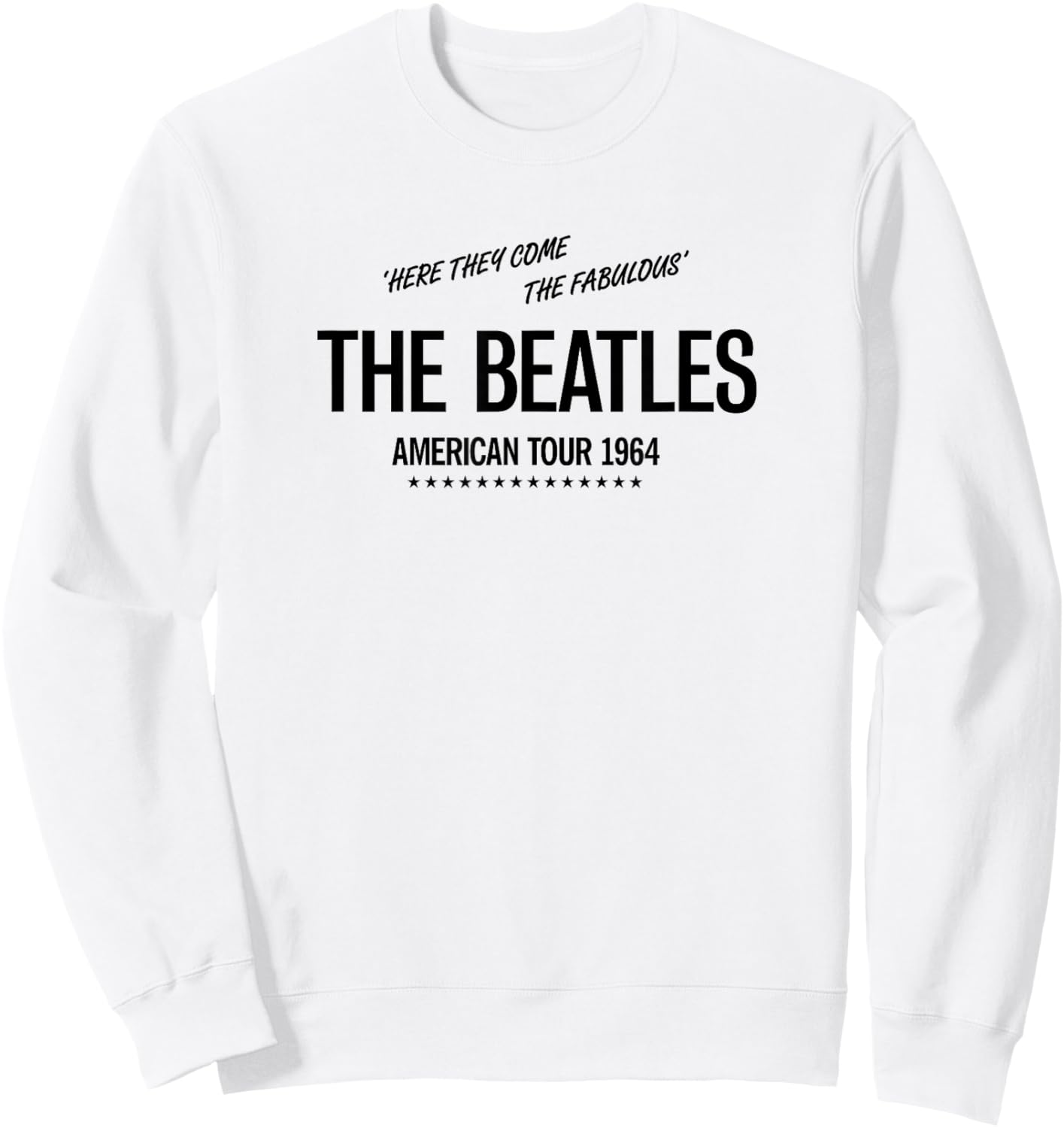 The Beatles - American Tour 1964 City Dates Sweatshirt - Sweatshirt | White