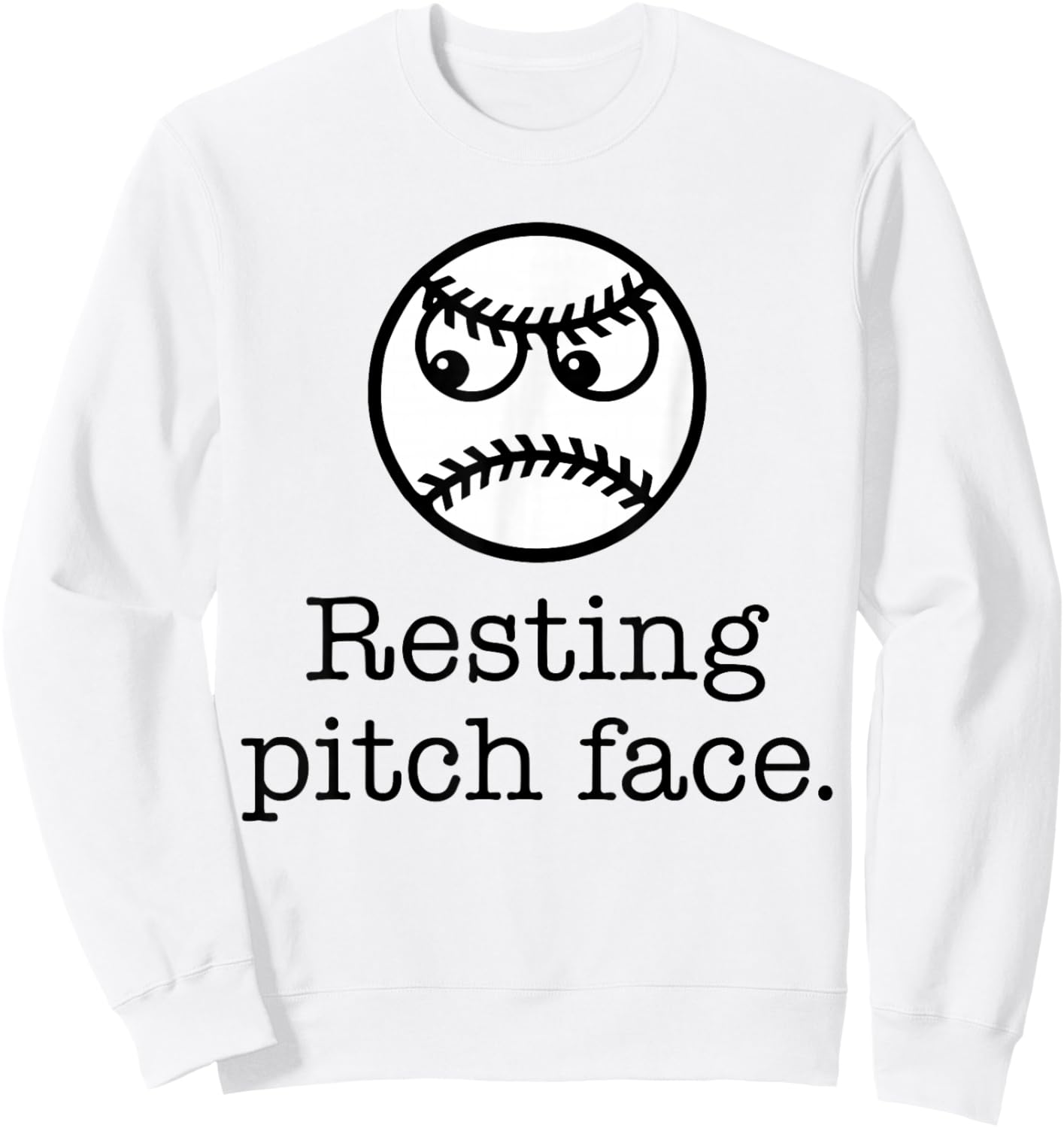 Resting Pitch Face Sweatshirt - Sweatshirt | White