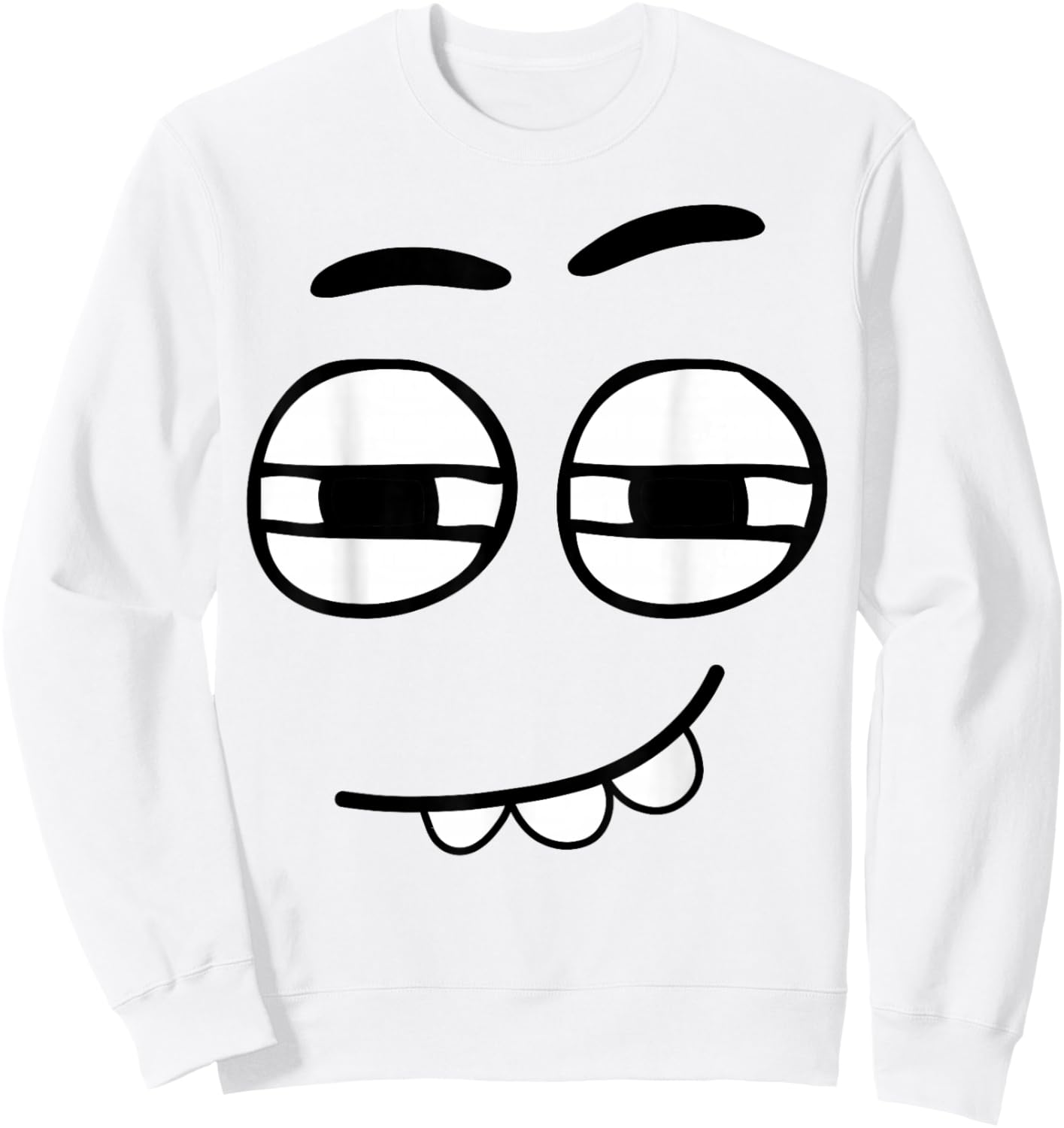 Creepy Funny Carrots Face Halloween Costume Kids And Adults Sweatshirt - Sweatshirt | White