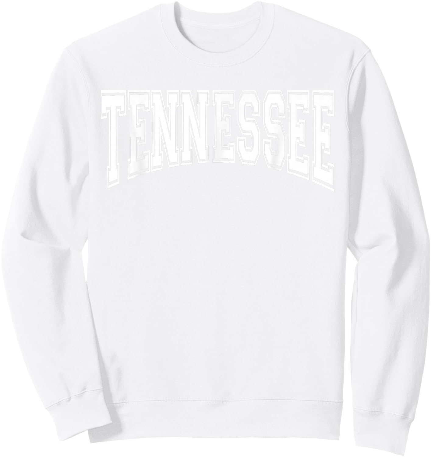 Tennessee Shirts. TN Text Style Women Toddler Sweatshirt - Sweatshirt | White