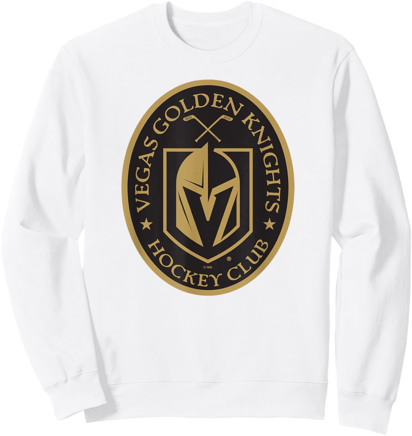 Vegas Golden Knights Iconic Logo Officially Licensed Sweatshirt - Sweatshirt | White