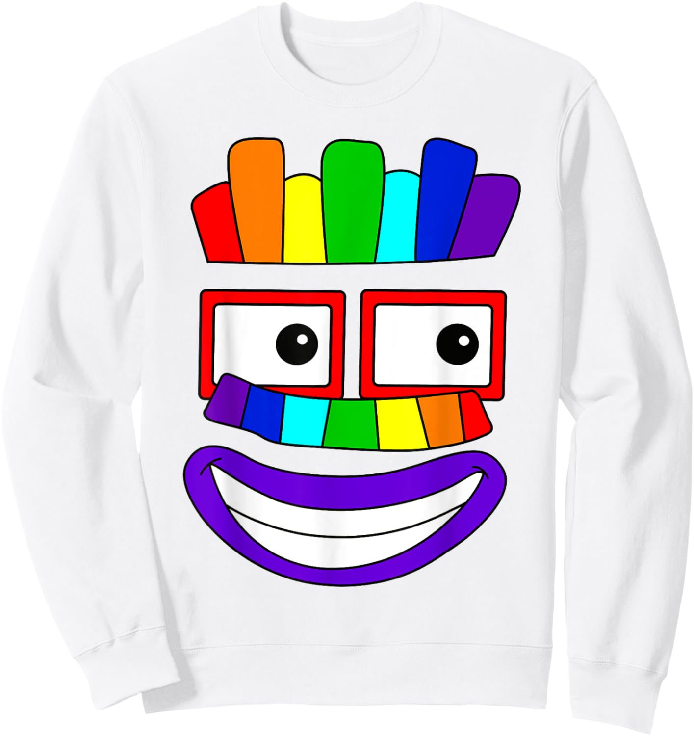 Number Halloween Costume Group Matching Sweatshirt - Sweatshirt | White