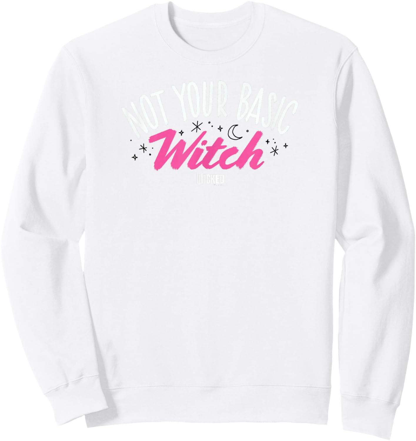 Wicked Not Your Basic Witch Sweatshirt - Sweatshirt | White