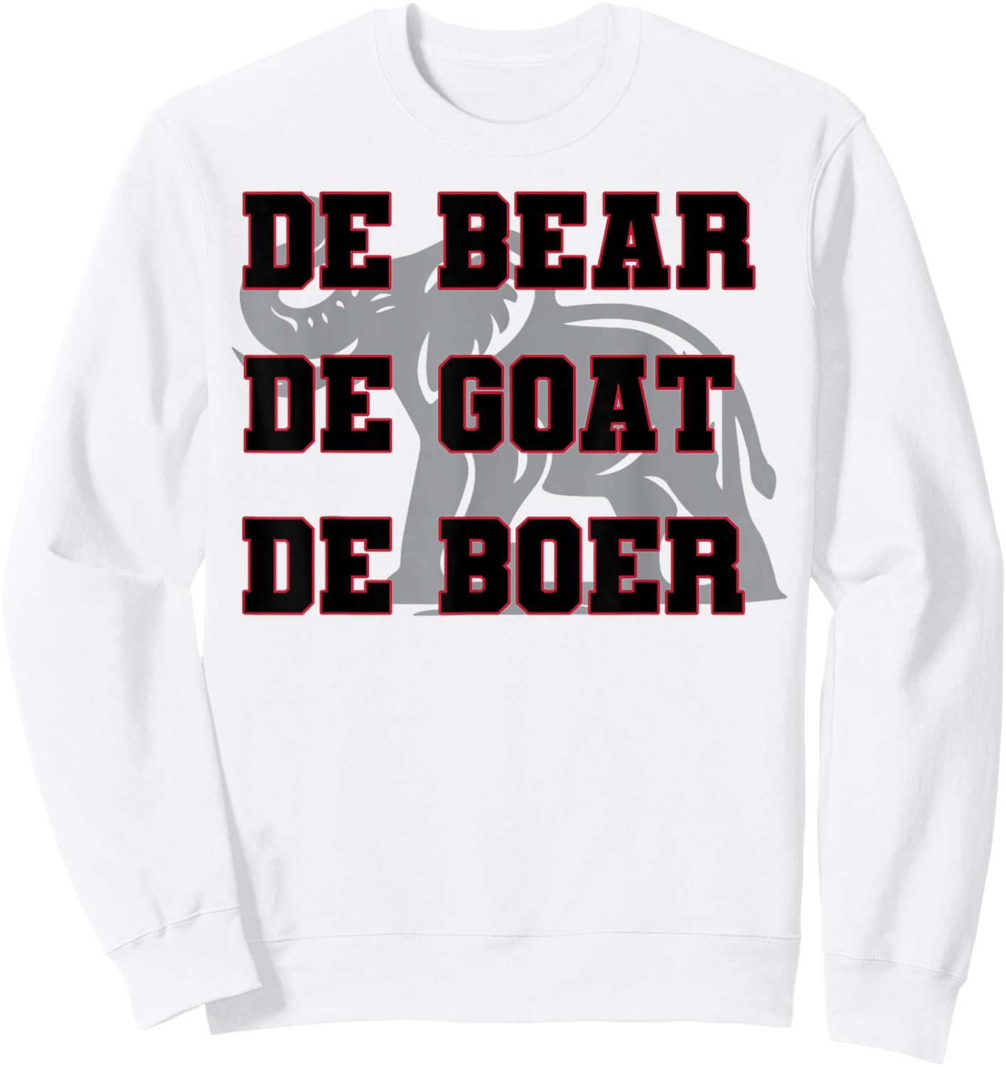 Elephant De Bear De Goat De Boer Sweatshirt - Sweatshirt | White