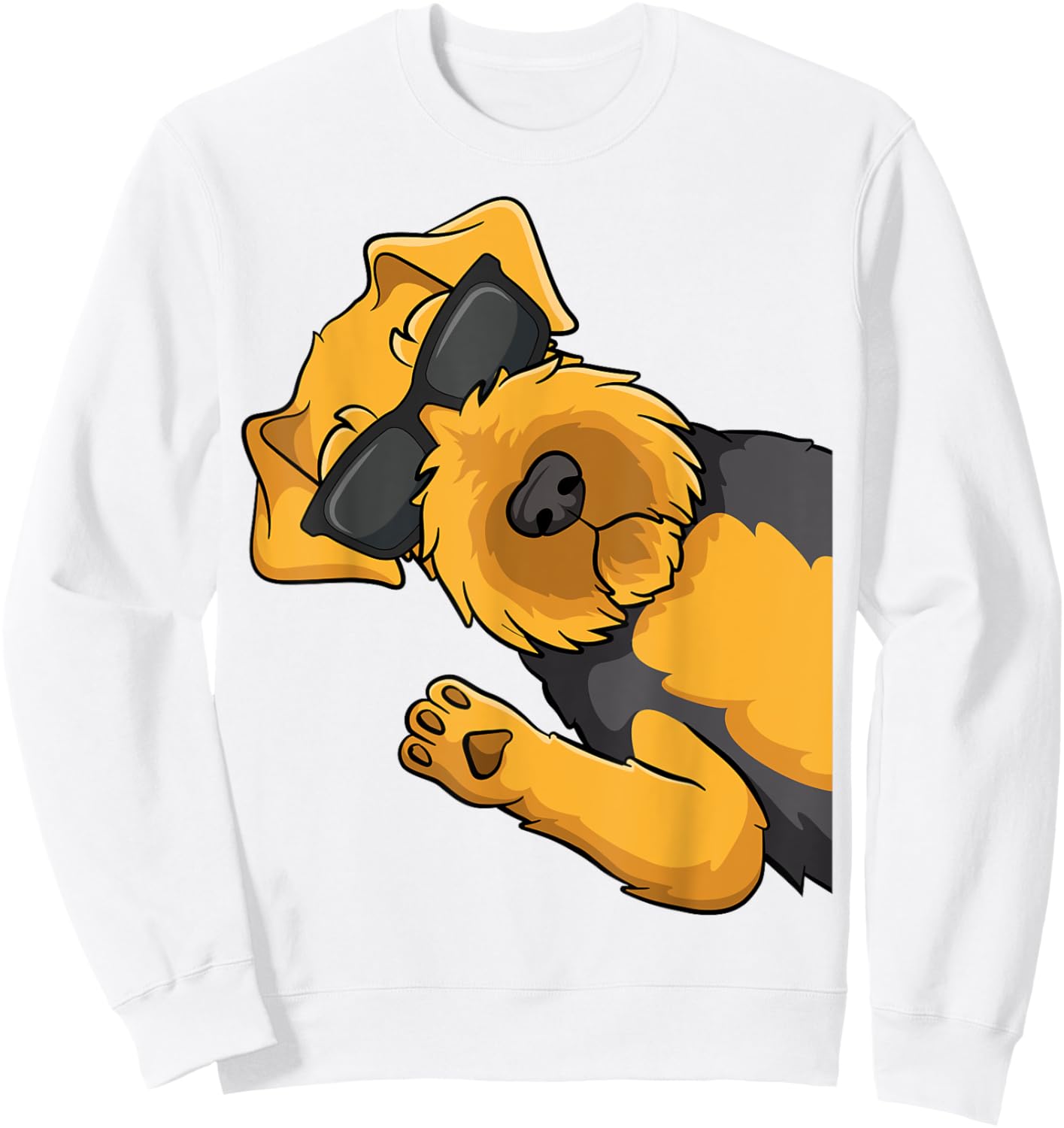 Welsh Terrier Dog Women Kids Sweatshirt - Sweatshirt | White