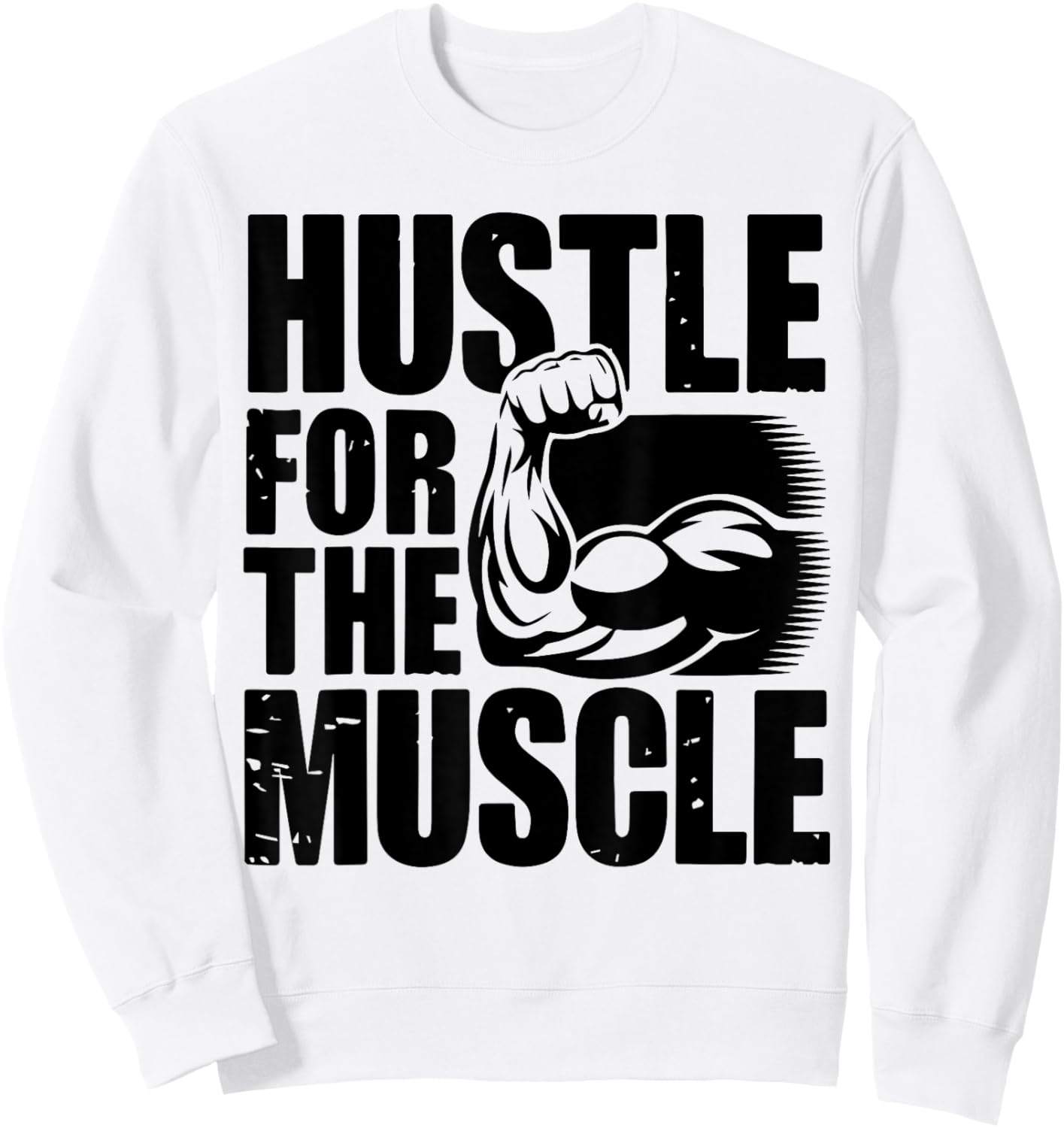 Funny Gym Workout Fitness Bodybuilding Sports Weightlifters Sweatshirt - Sweatshirt | White