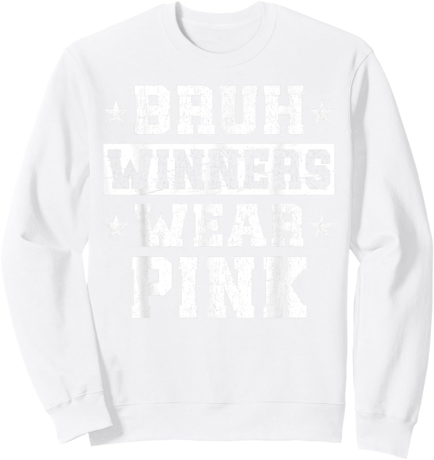 Spirit Week Winners Wear Pink Camp Team Game Color Sports Sweatshirt - Sweatshirt | White