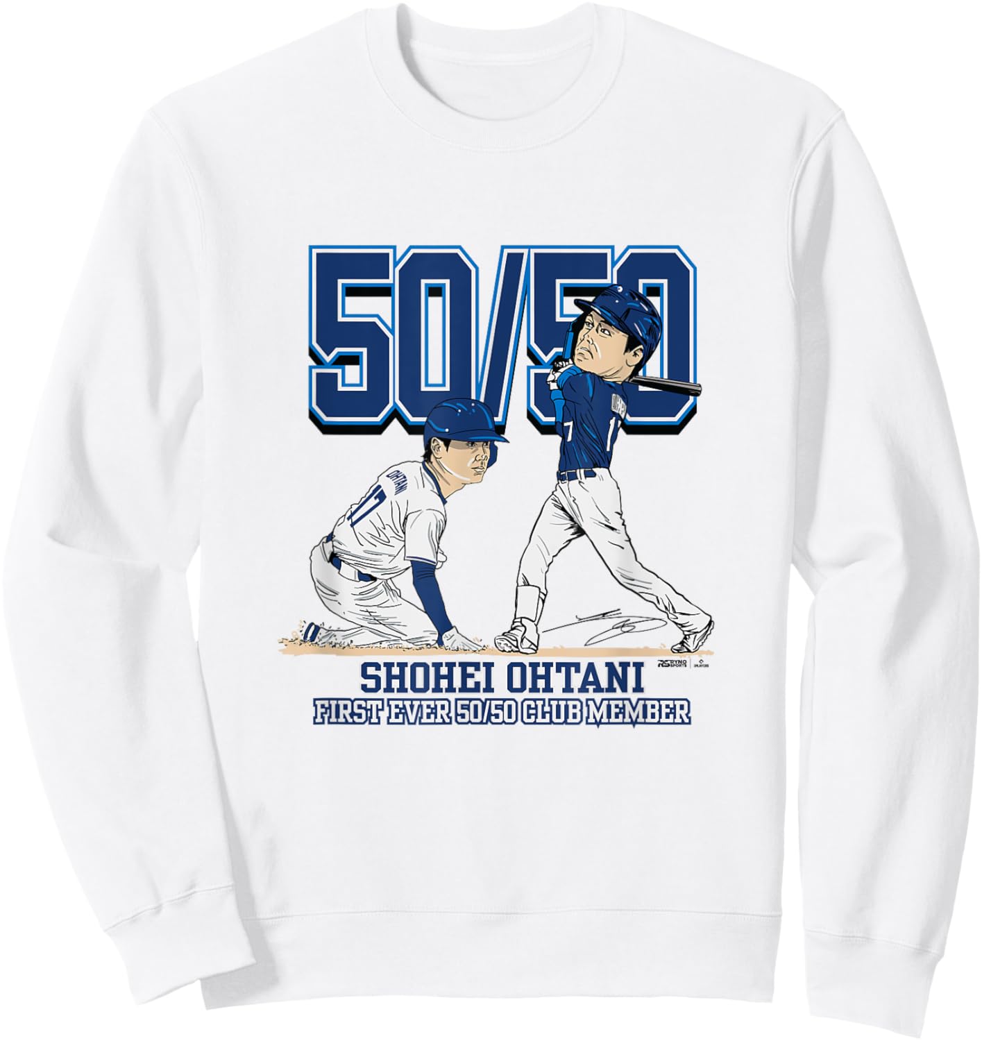 Shohei Ohtani Los Angeles 50/50 Club MLB Players Sweatshirt - Sweatshirt | White