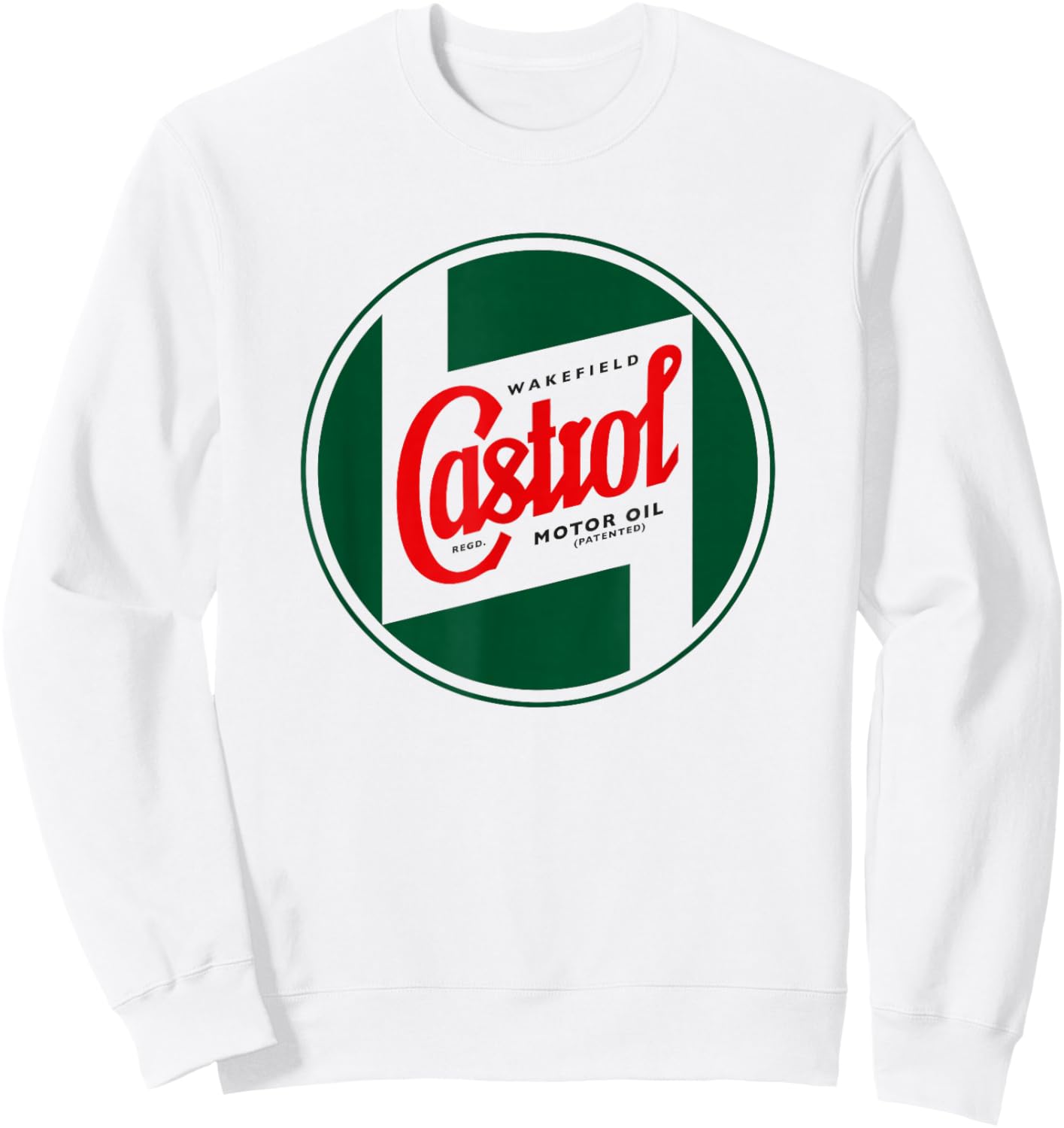 Castrol Wakefield Motor Oil Vintage Logo PAPL1319 Sweatshirt - Sweatshirt | White