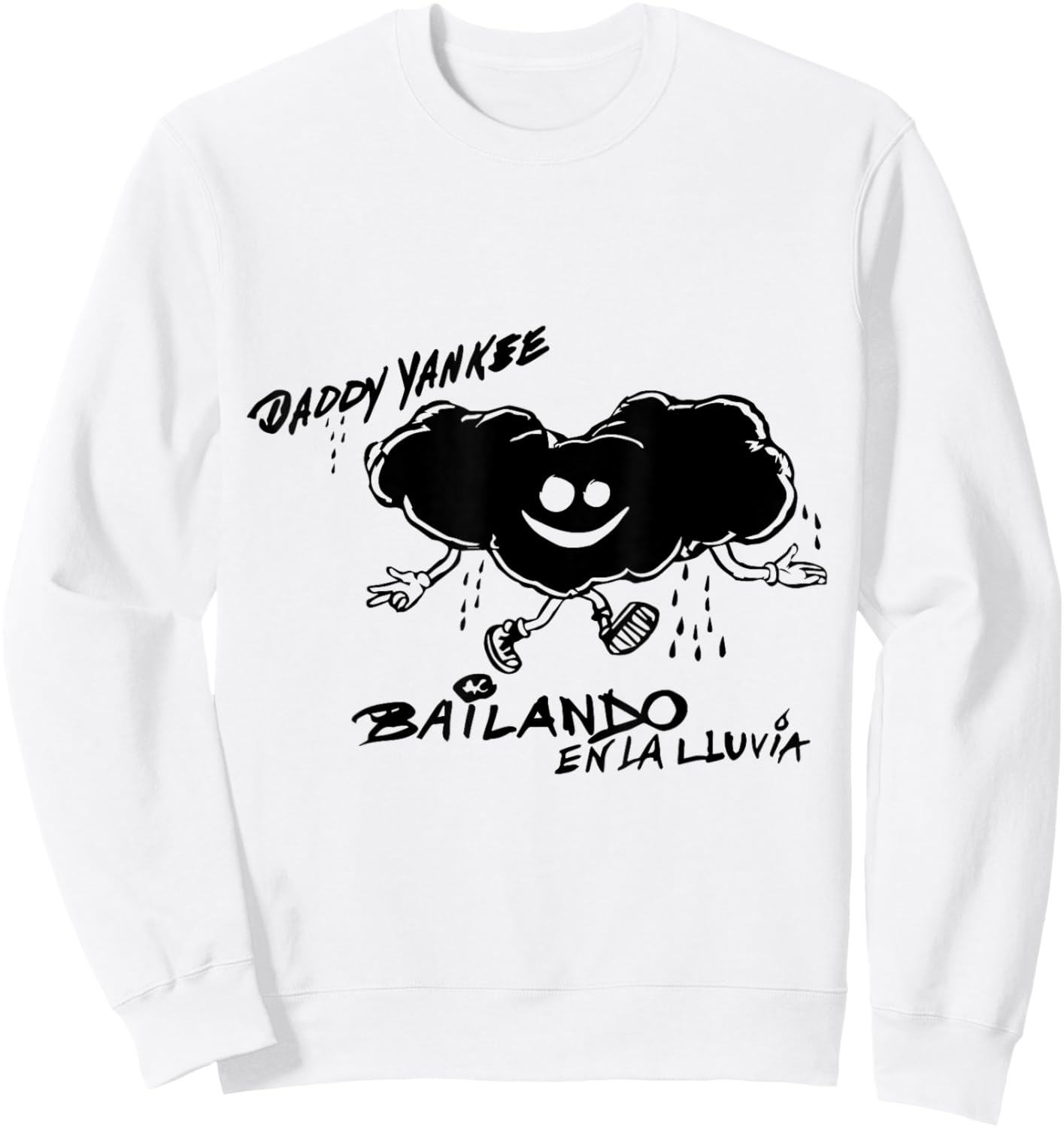 Official Bailando en La Lluvia cover merch Sweatshirt - Sweatshirt | White