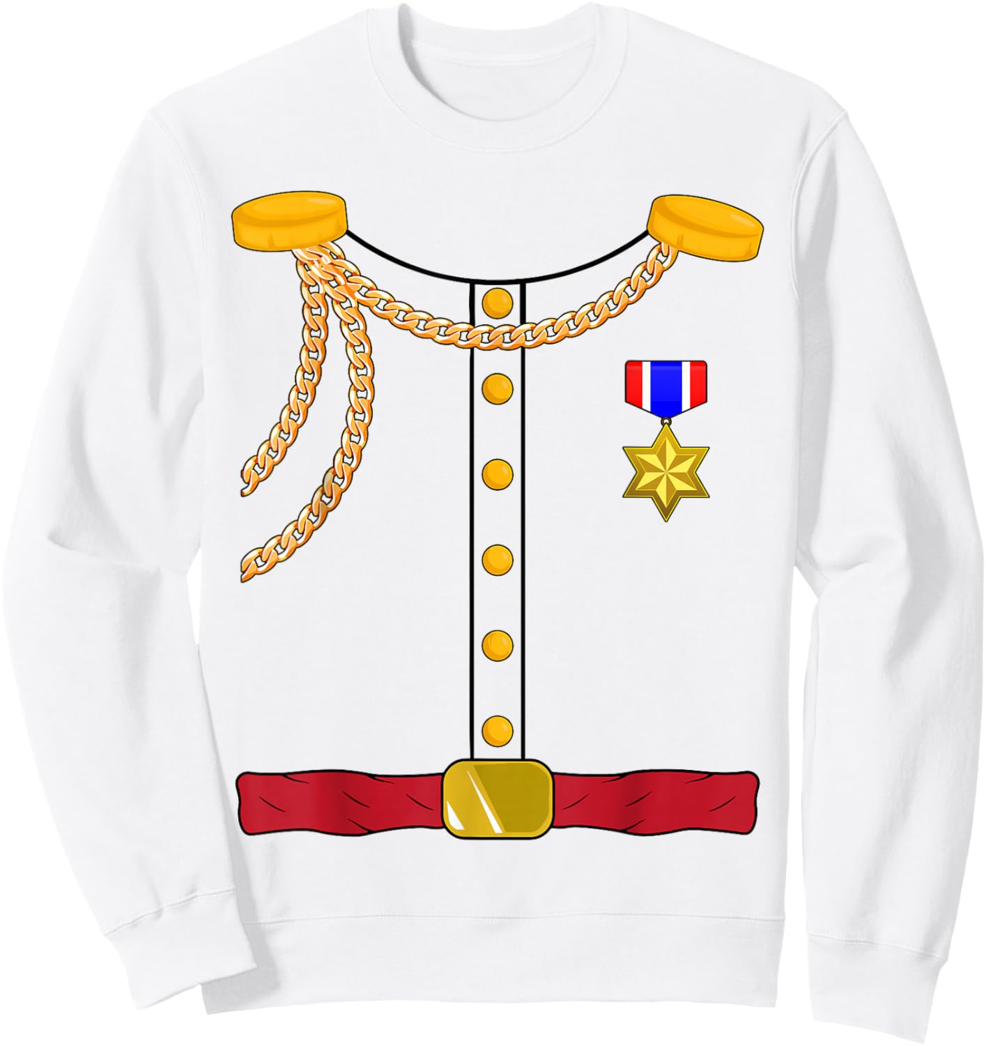 Prince Charming DIY Costume Cosplay Happy Halloween Day Boys Sweatshirt - Sweatshirt | White