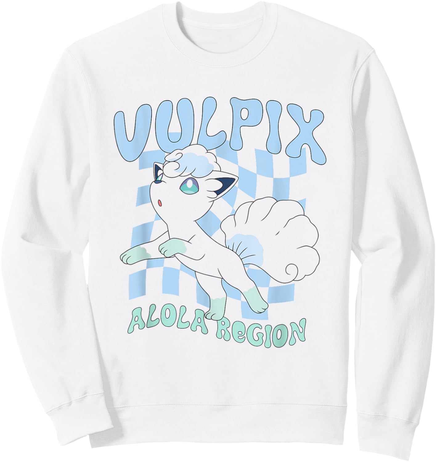 Pokémon Vulpix Alola Region Ice Type Majestic Portrait Sweatshirt - Sweatshirt | White
