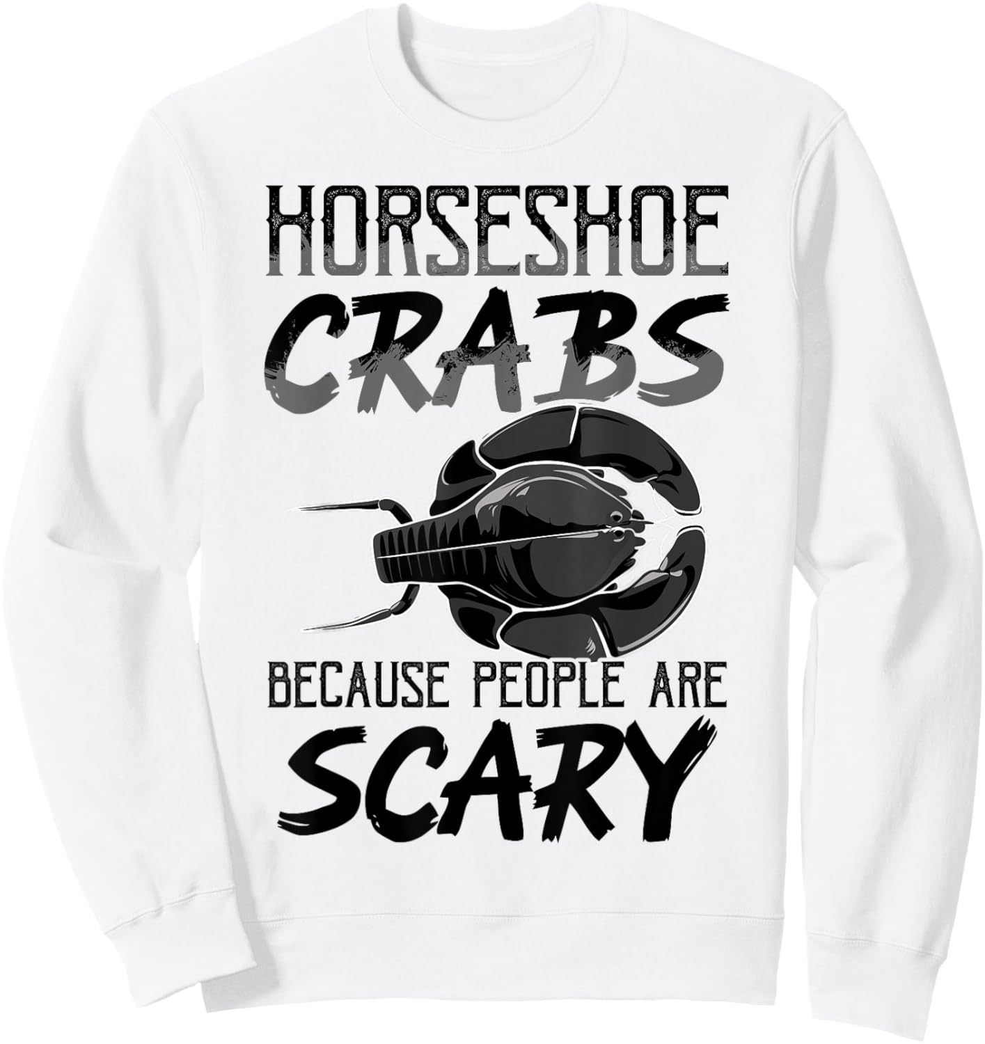 Horseshoe Crab Sweatshirt - Sweatshirt | White