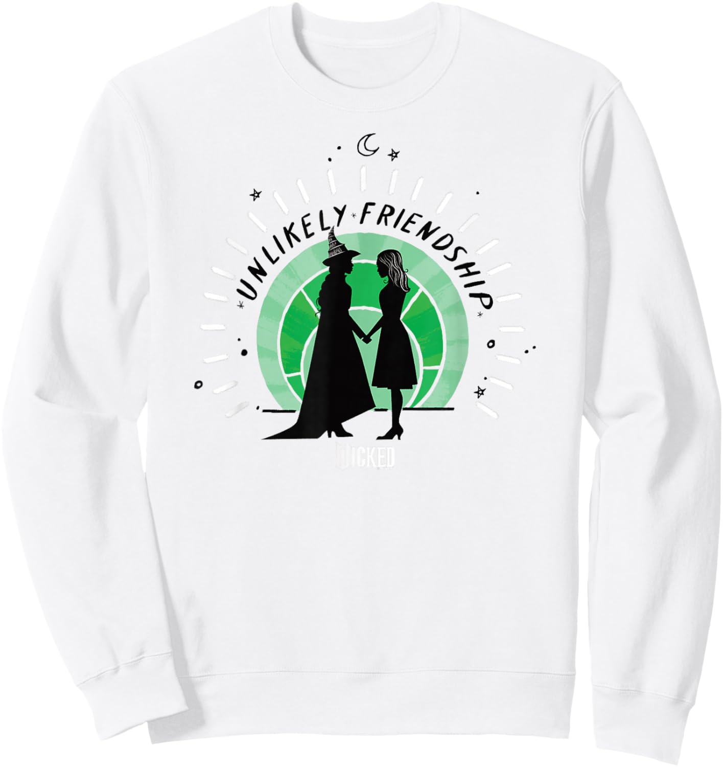 Wicked Unlikely Friendships Sweatshirt - Sweatshirt | White