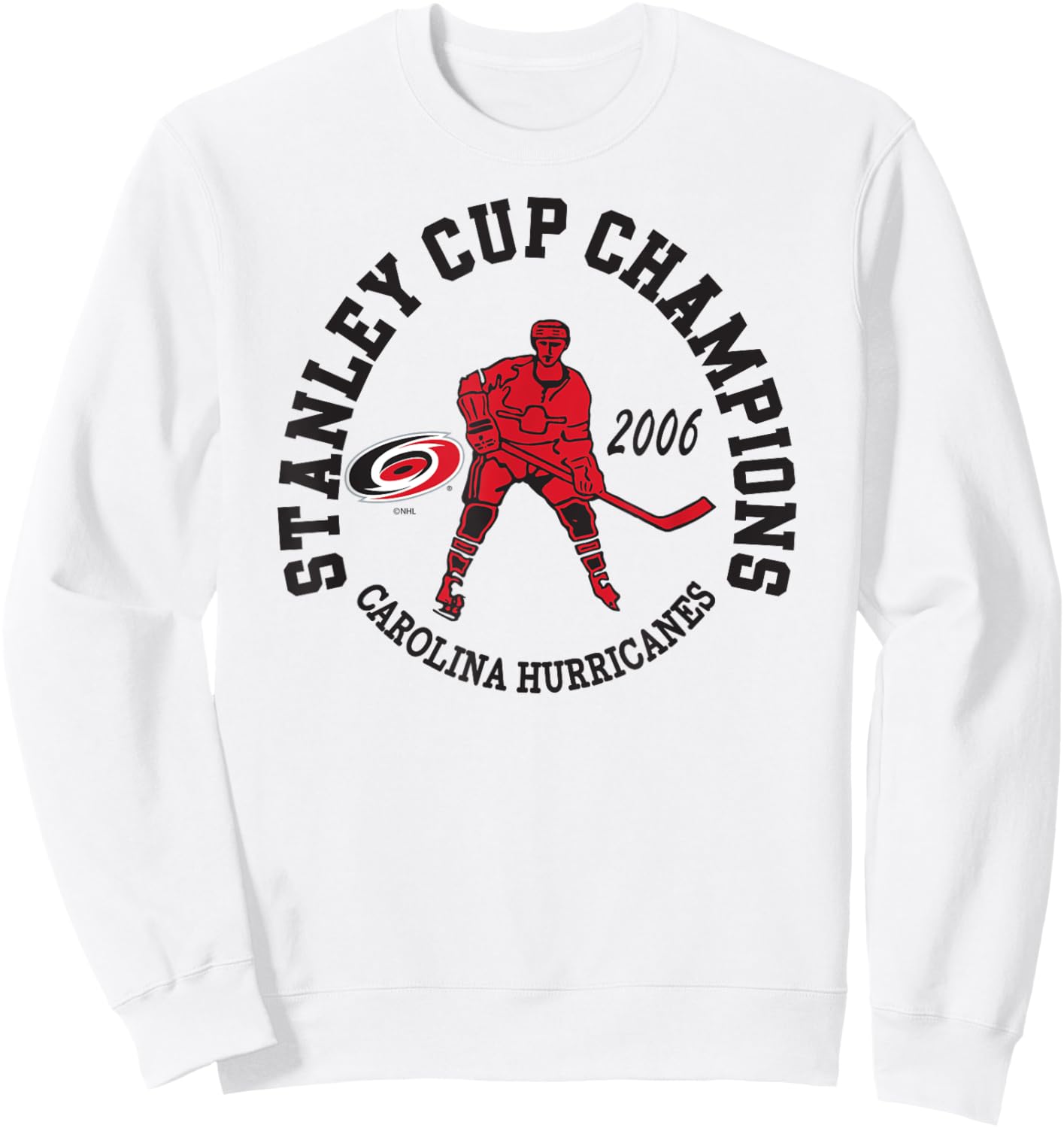 Carolina Hurricanes Stanley Cup Champions 2006 Gray Sweatshirt - Sweatshirt | White