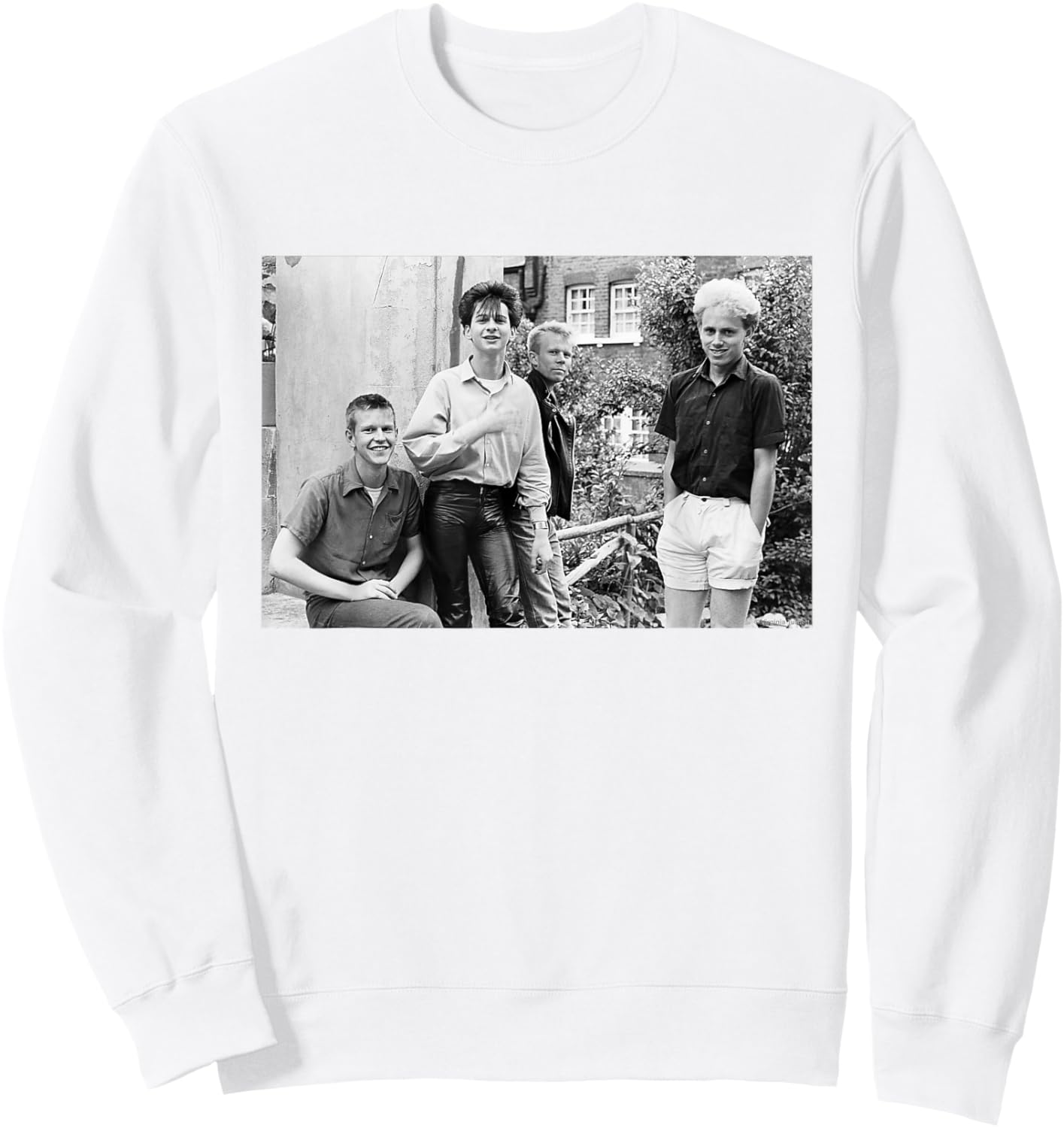Depeche Mode Band Photoshoot By Virgina Turbett Sweatshirt - Sweatshirt | White