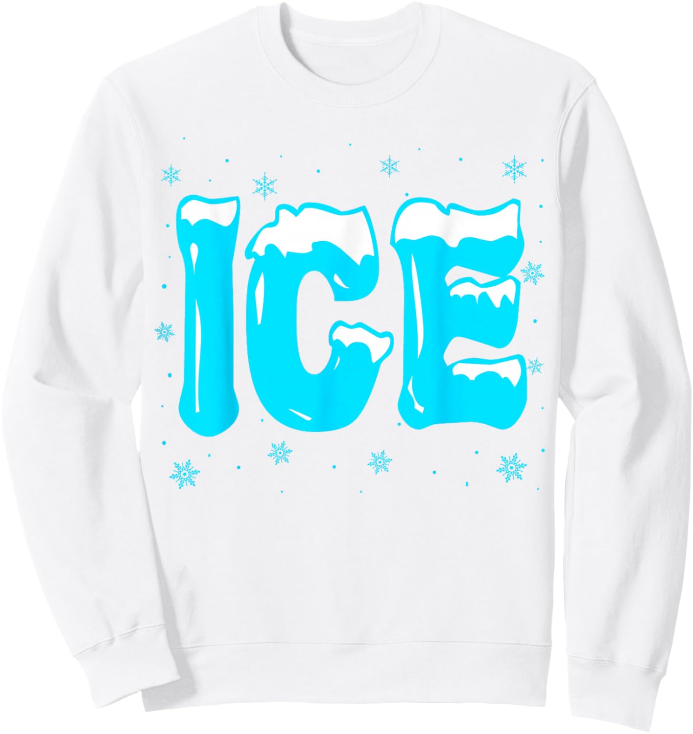 Funny Fire and Ice Costume Halloween 2024 Family Matching Sweatshirt - Sweatshirt | White