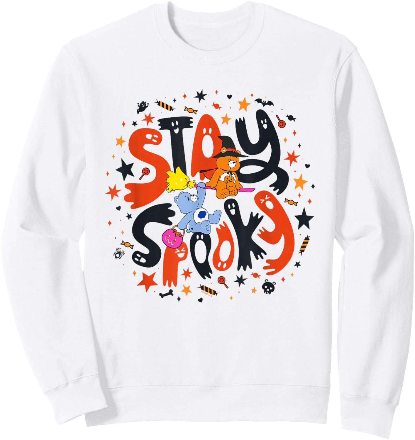 Care Bears Halloween Stay Spooky Grumpy And Trick or Sweet Sweatshirt - Sweatshirt | White