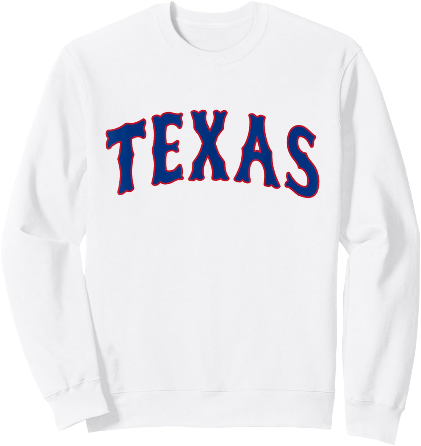 TEXAS - Throwback Design - Classic Sweatshirt - Sweatshirt | White
