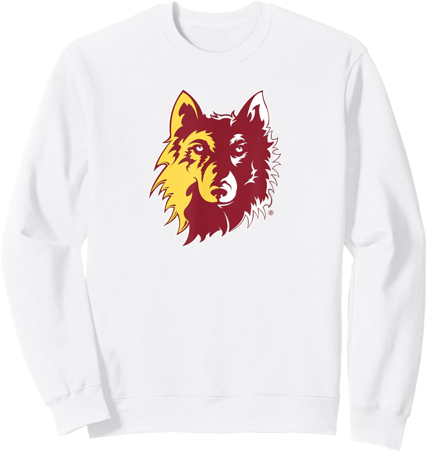 Northern State University Wolves Logo Sweatshirt - Sweatshirt | White