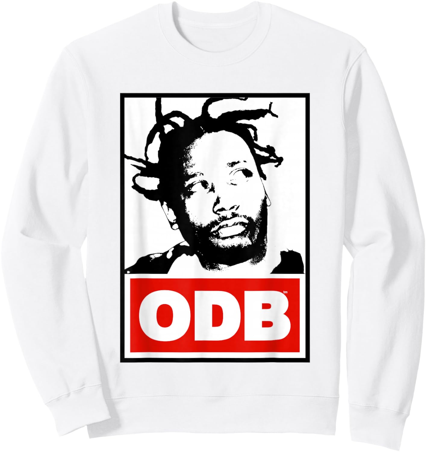 Ol' Dirty Bastard ODB Fashion Brand Parody Sweatshirt - Sweatshirt | White