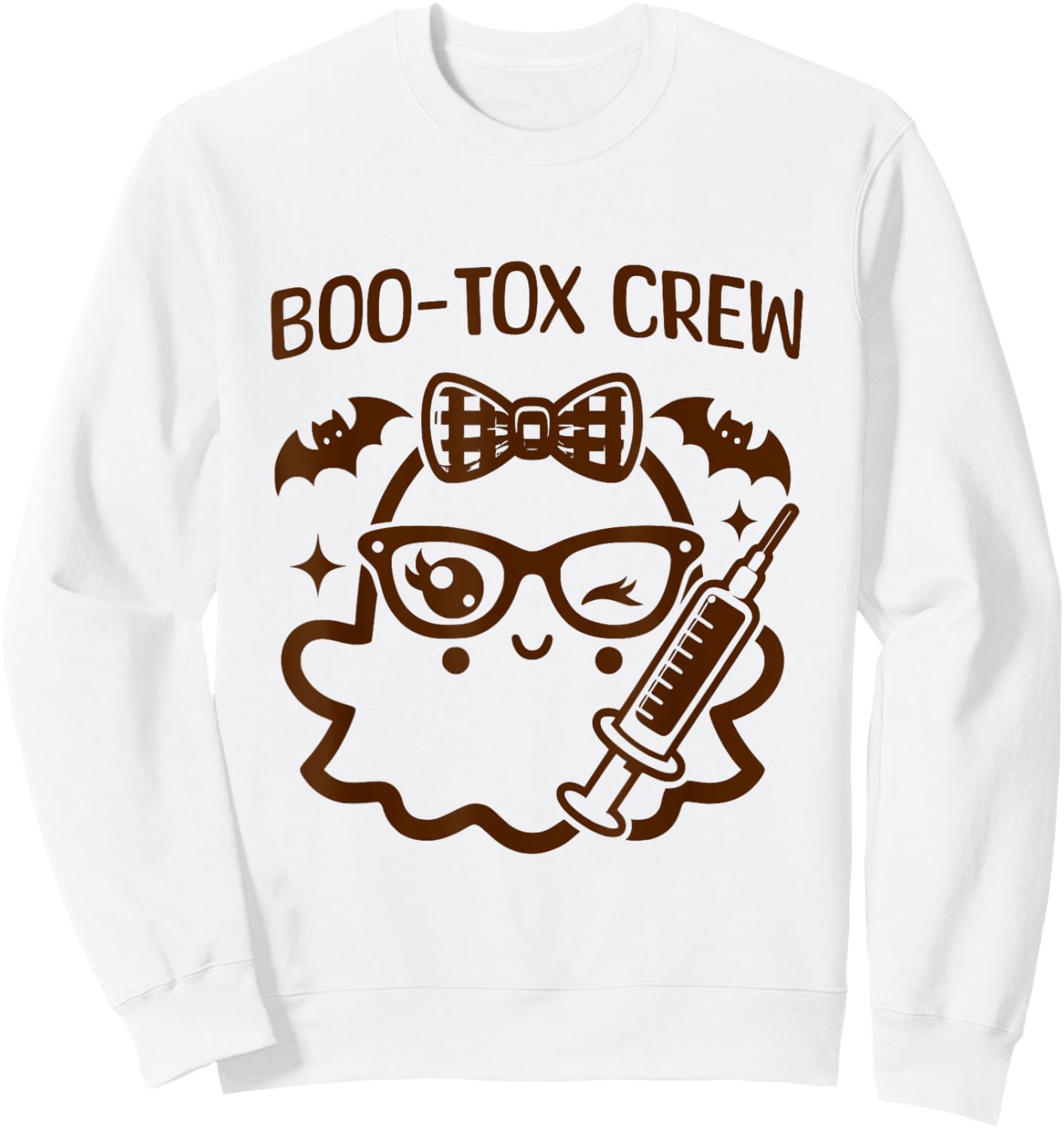 BOO-Tox Nurse Injector Halloween Filler Botox Dysport Sweatshirt - Sweatshirt | White