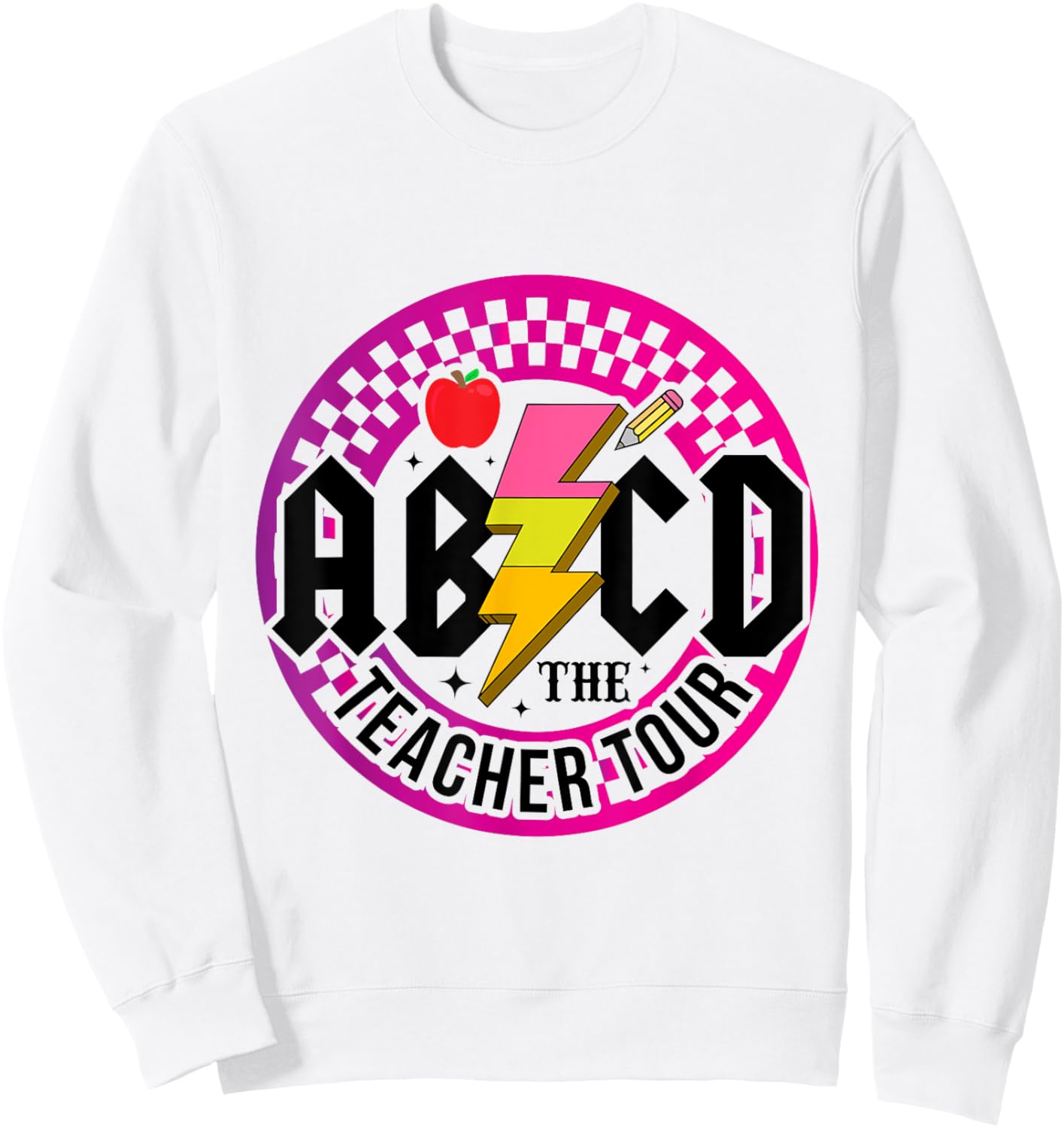 AB CD The Teacher Tour Sweatshirt - Sweatshirt | White