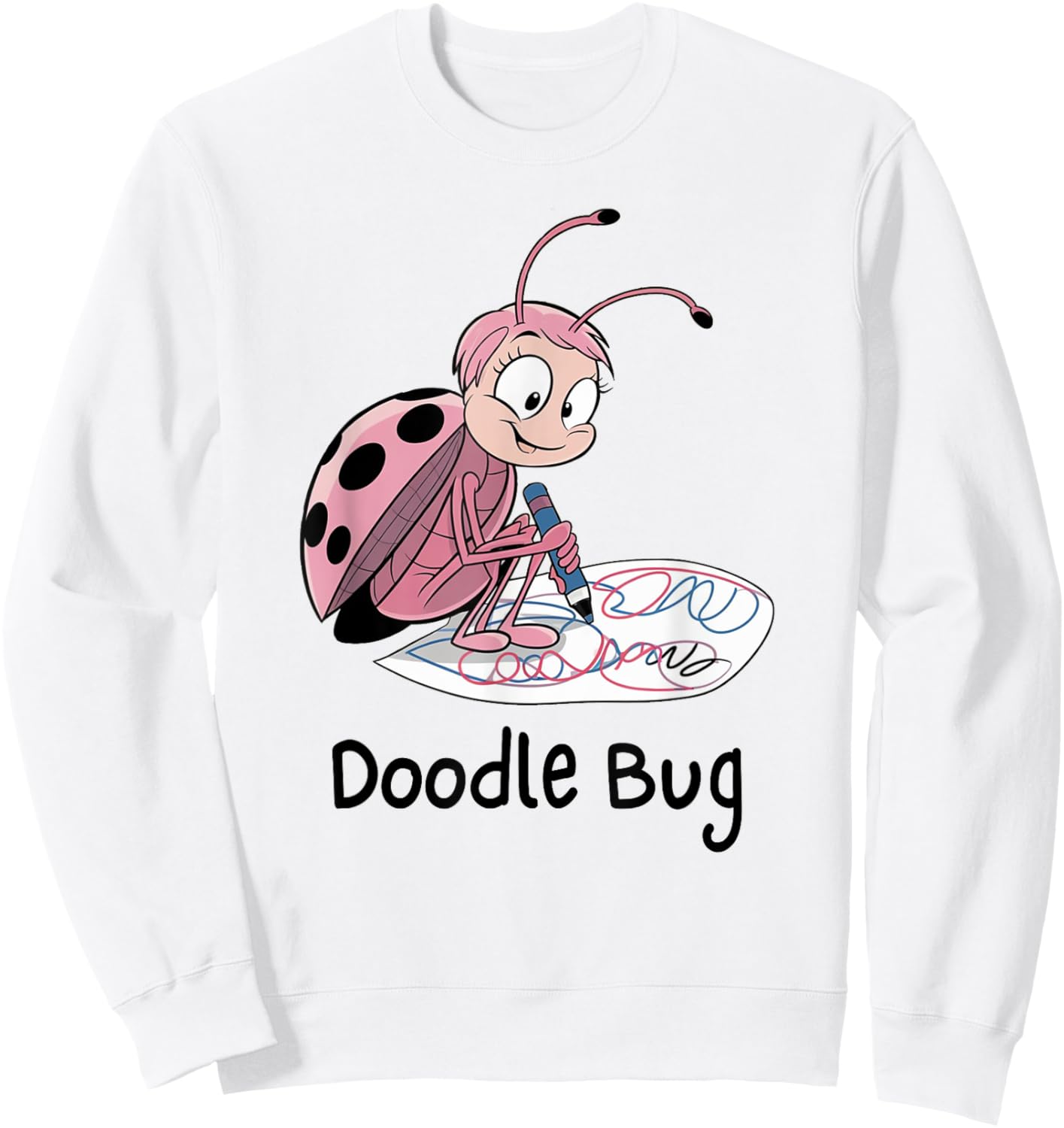 Doodle Bug Sweatshirt - Sweatshirt | White