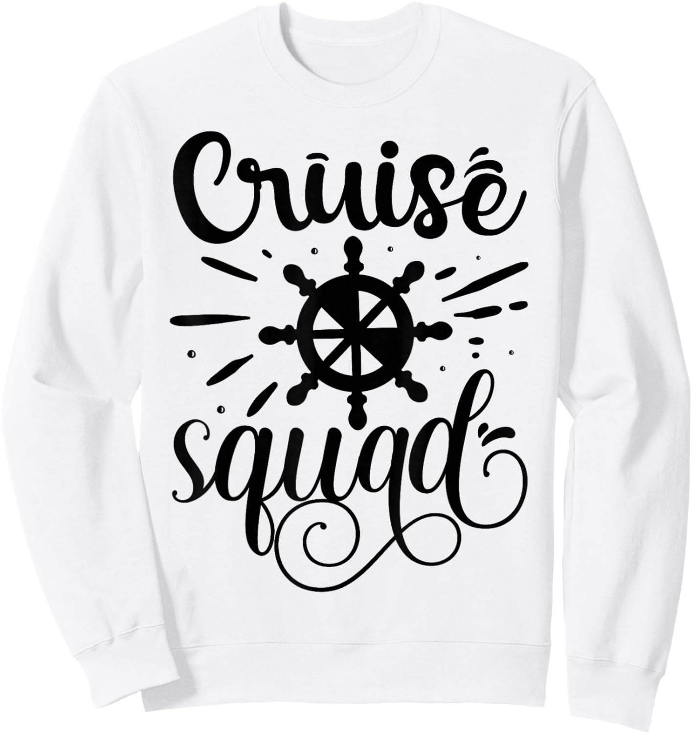 Cruise Squad Sweatshirt - Sweatshirt | White