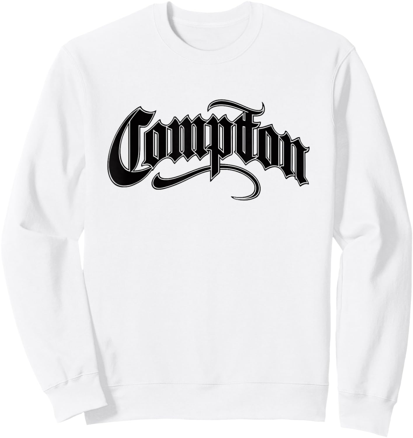 Compton West Coast Gangsta Rap White Style 04 Sweatshirt - Sweatshirt | White
