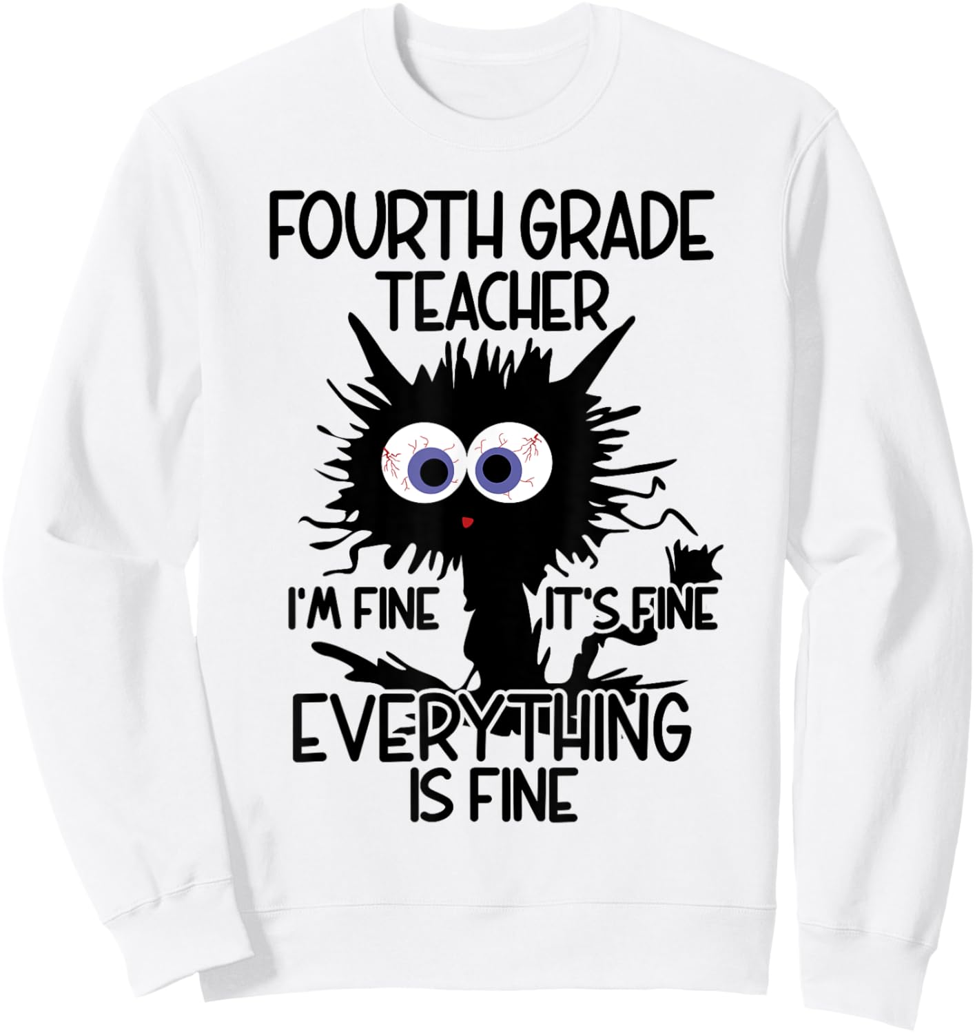Fourth Grade Teacher 4th Grade Apparel Sweatshirt - Sweatshirt | White