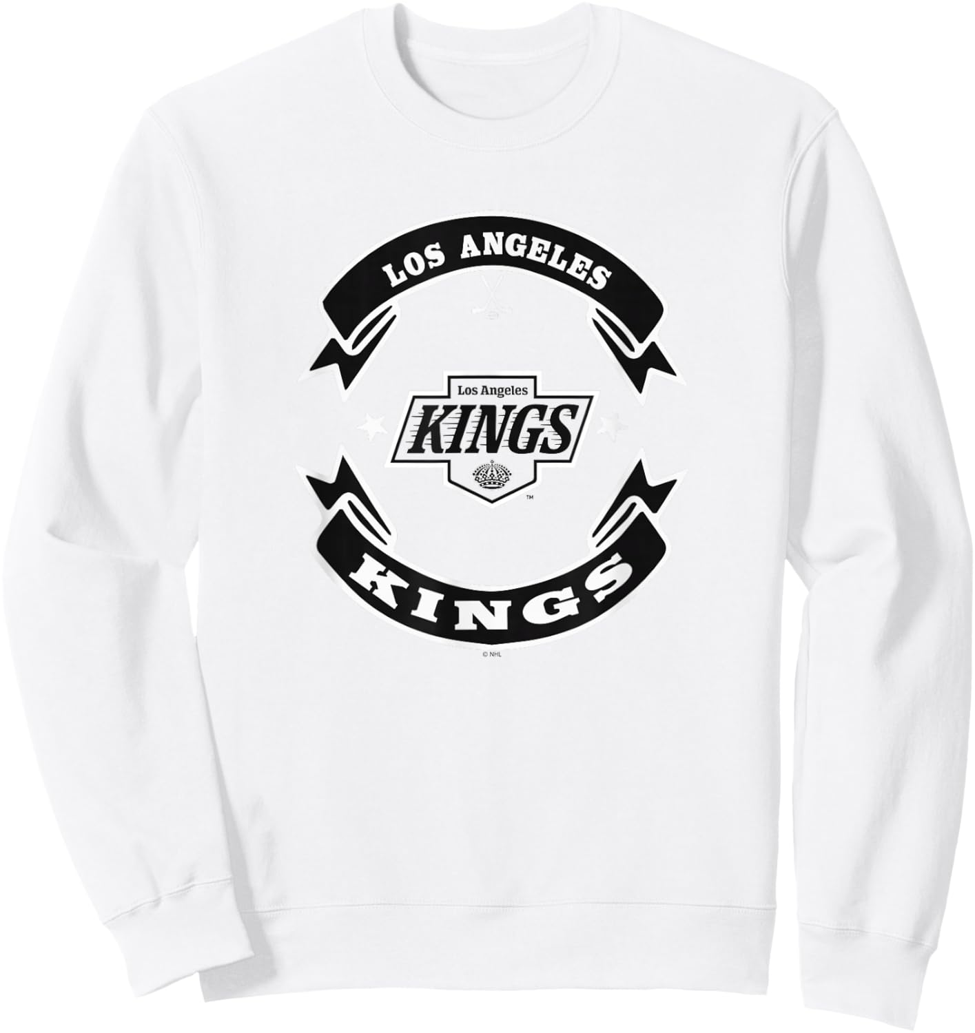 Los Angeles Kings Blaze Gray Officially Licensed Sweatshirt - Sweatshirt | White