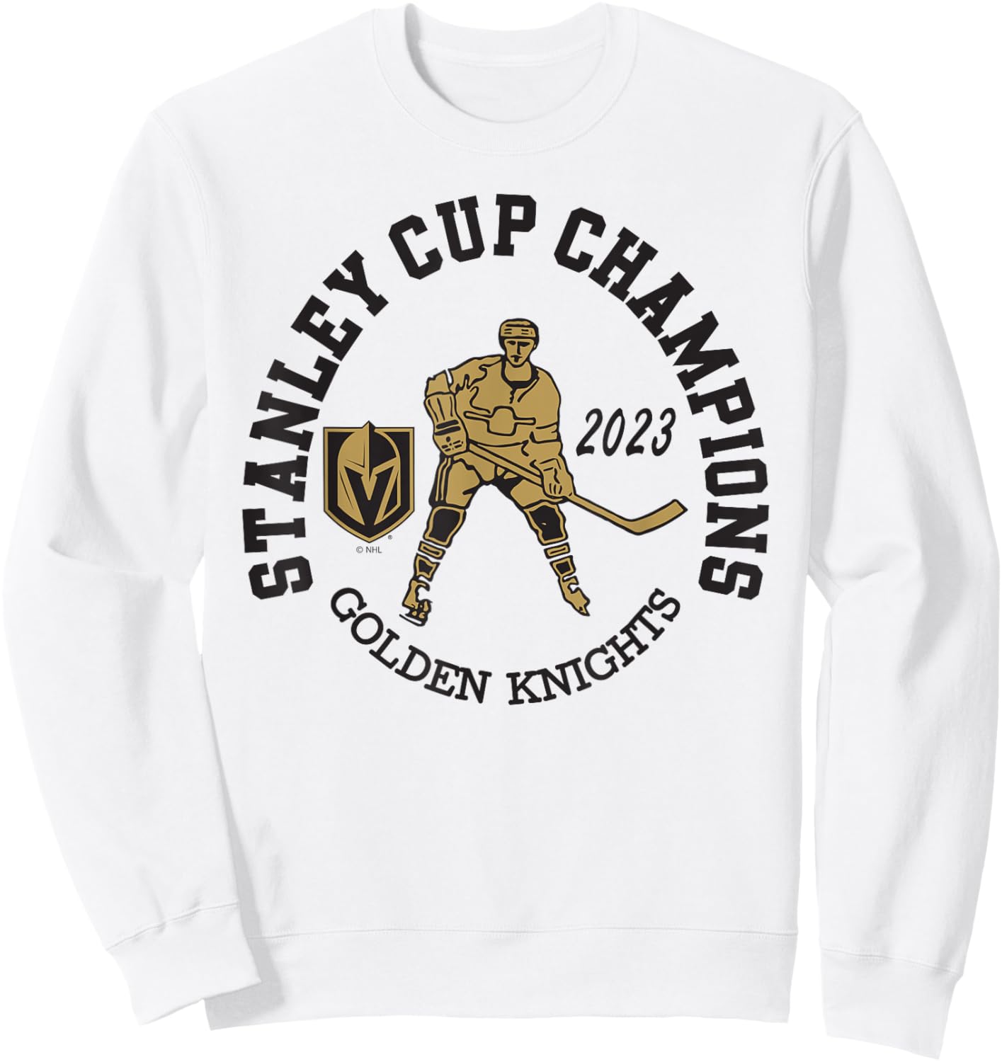 Vegas Golden Knights Stanley Cup Champions 2023 Sweatshirt - Sweatshirt | White