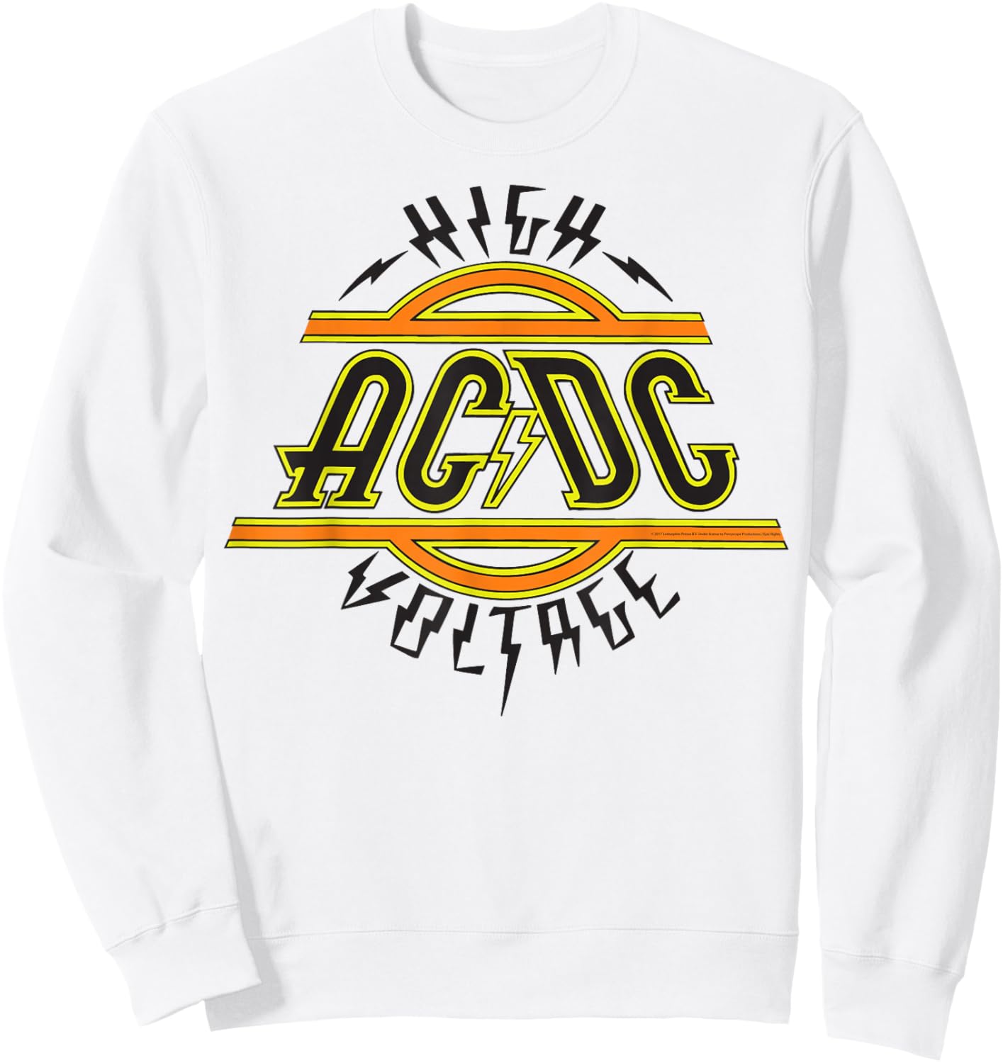 AC/DC - High Voltage Sweatshirt - Sweatshirt | White