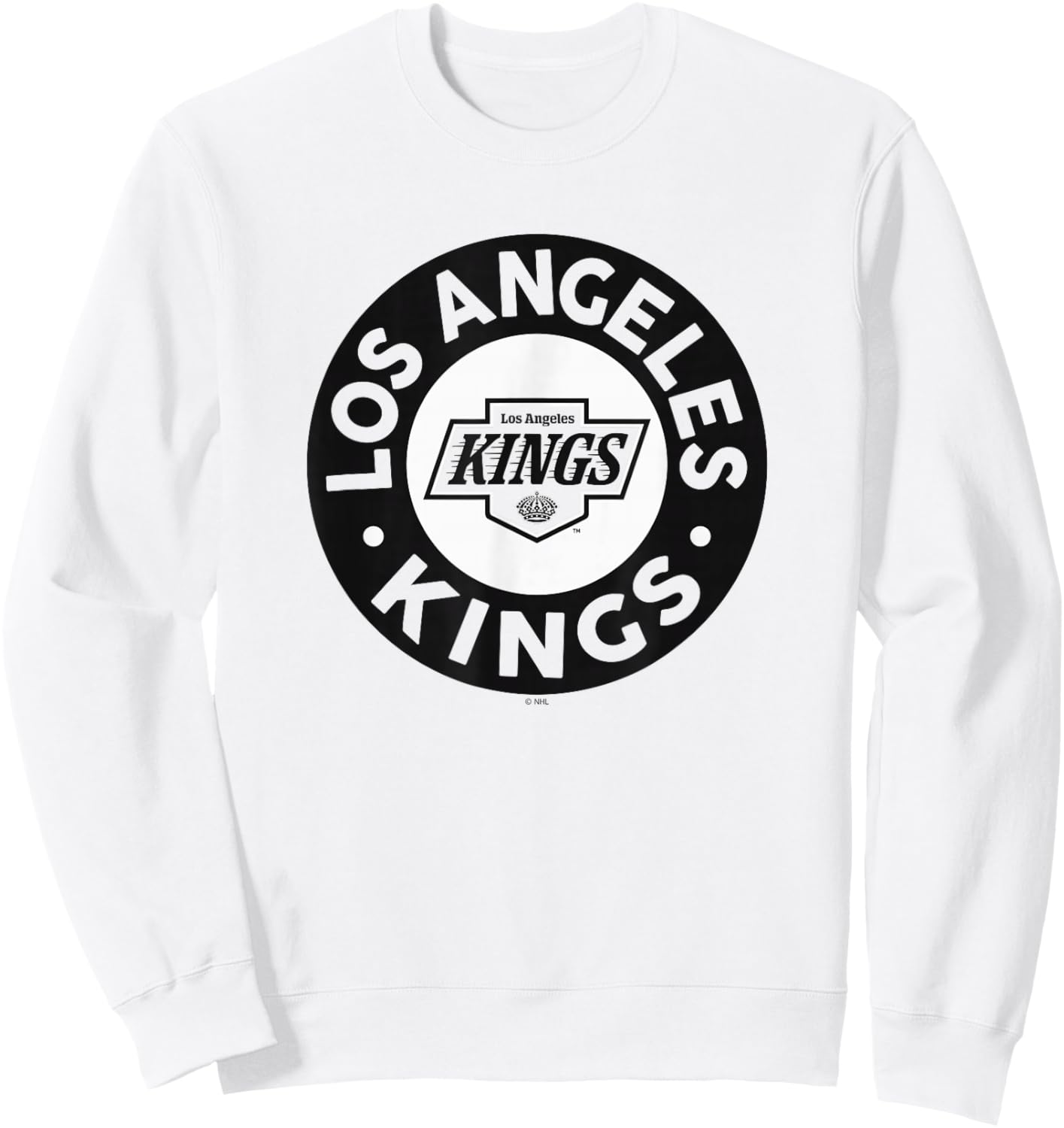 Los Angeles Kings Symbol Gray Officially Licensed Sweatshirt - Sweatshirt | White