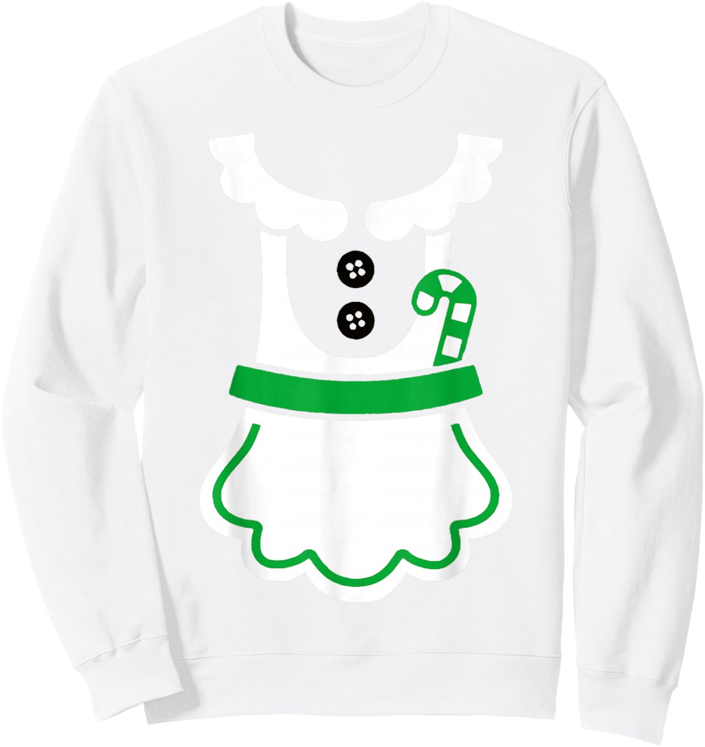 Mrs Claus Christmas Couples Matching Santa Xmas Holiday Sweatshirt - Sweatshirt | White
