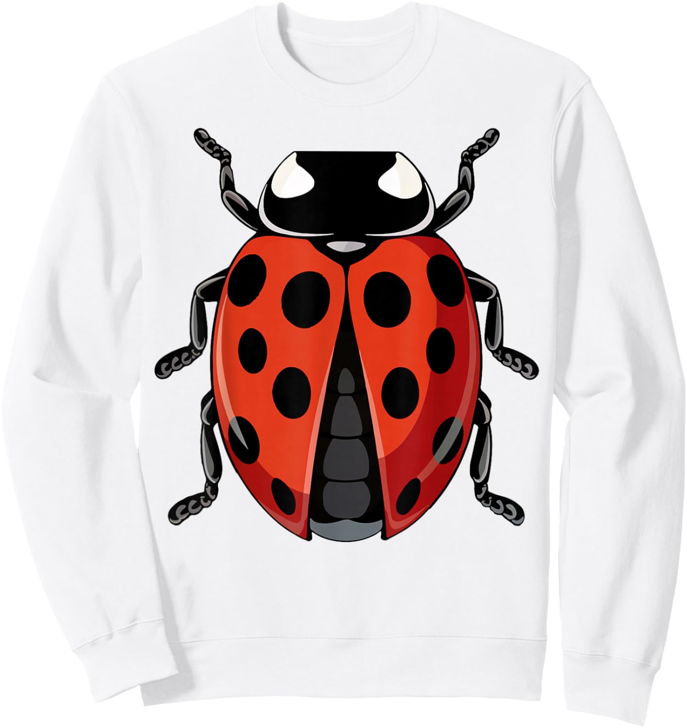 Ladybug Shirt Adult Kids Men Women Ladybug Costume Sweatshirt - Sweatshirt | White