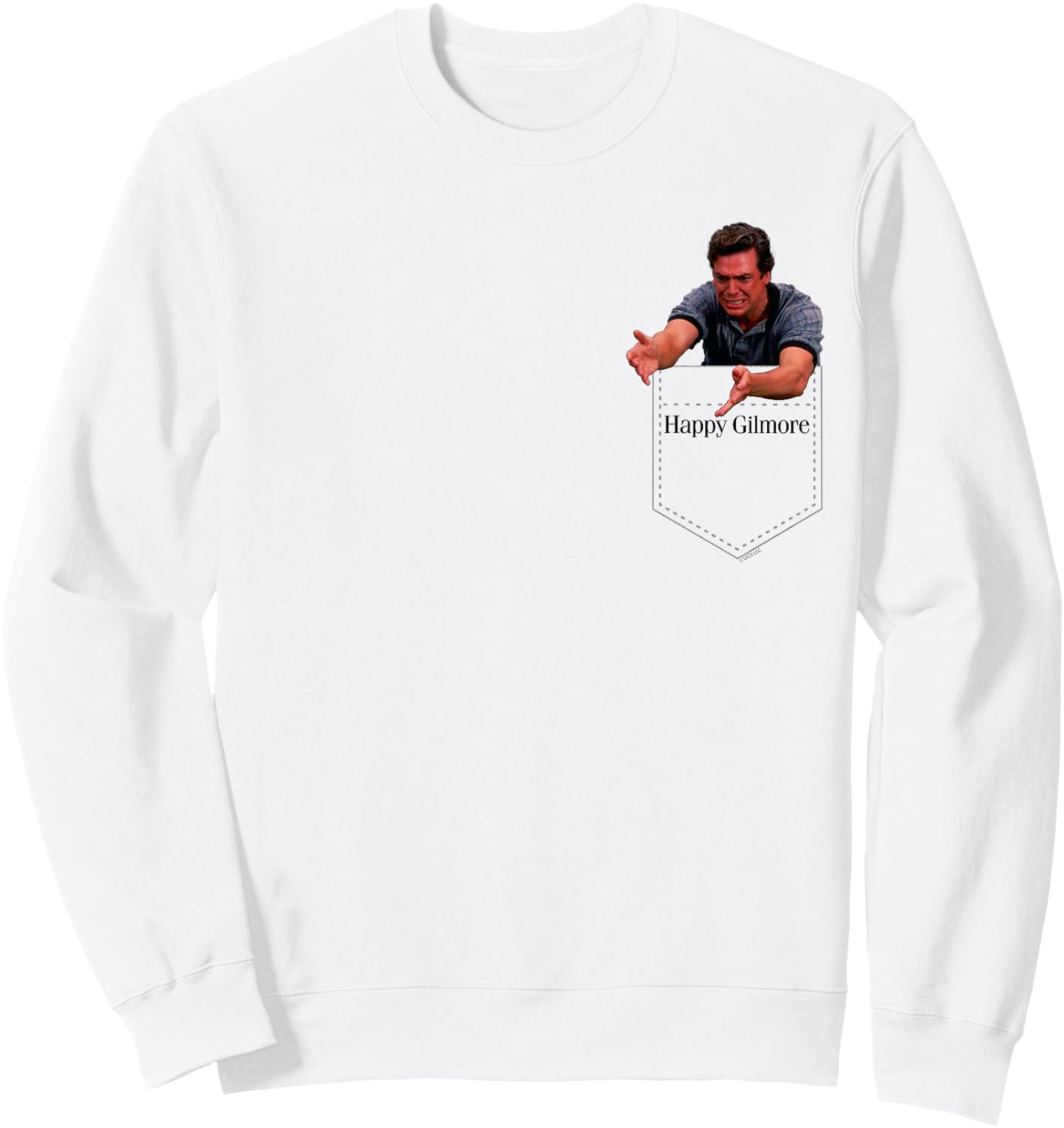 Happy Gilmore Shooter McGavin Tour Championship Pocket Hit Sweatshirt - Sweatshirt | White