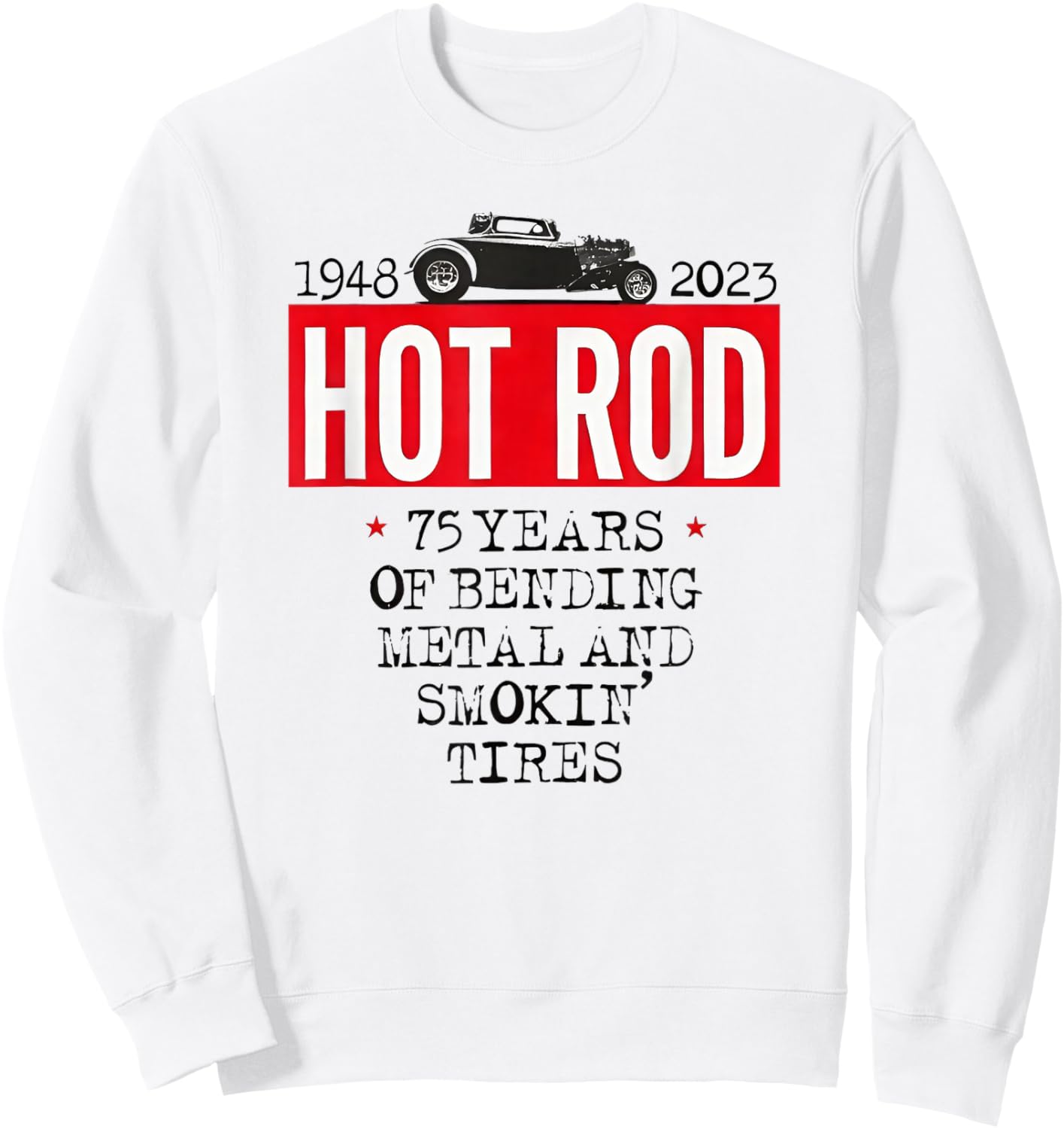 HOT ROD mototrend Sweatshirt - Sweatshirt | White