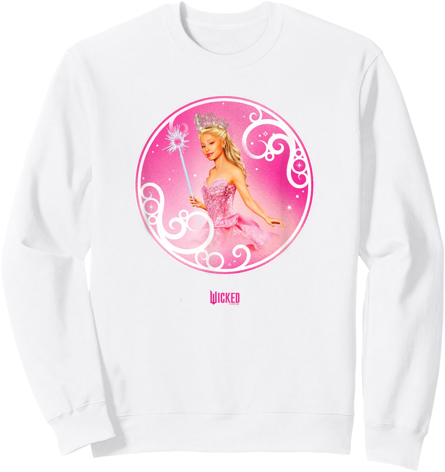 Wicked Glinda Bubble Pose Sweatshirt - Sweatshirt | White