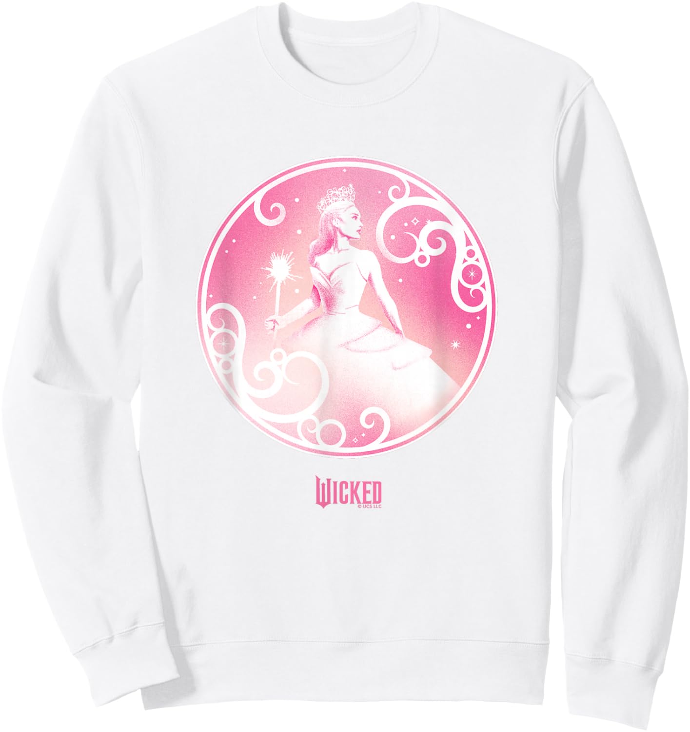 Wicked Glinda Tonal Sweatshirt - Sweatshirt | White