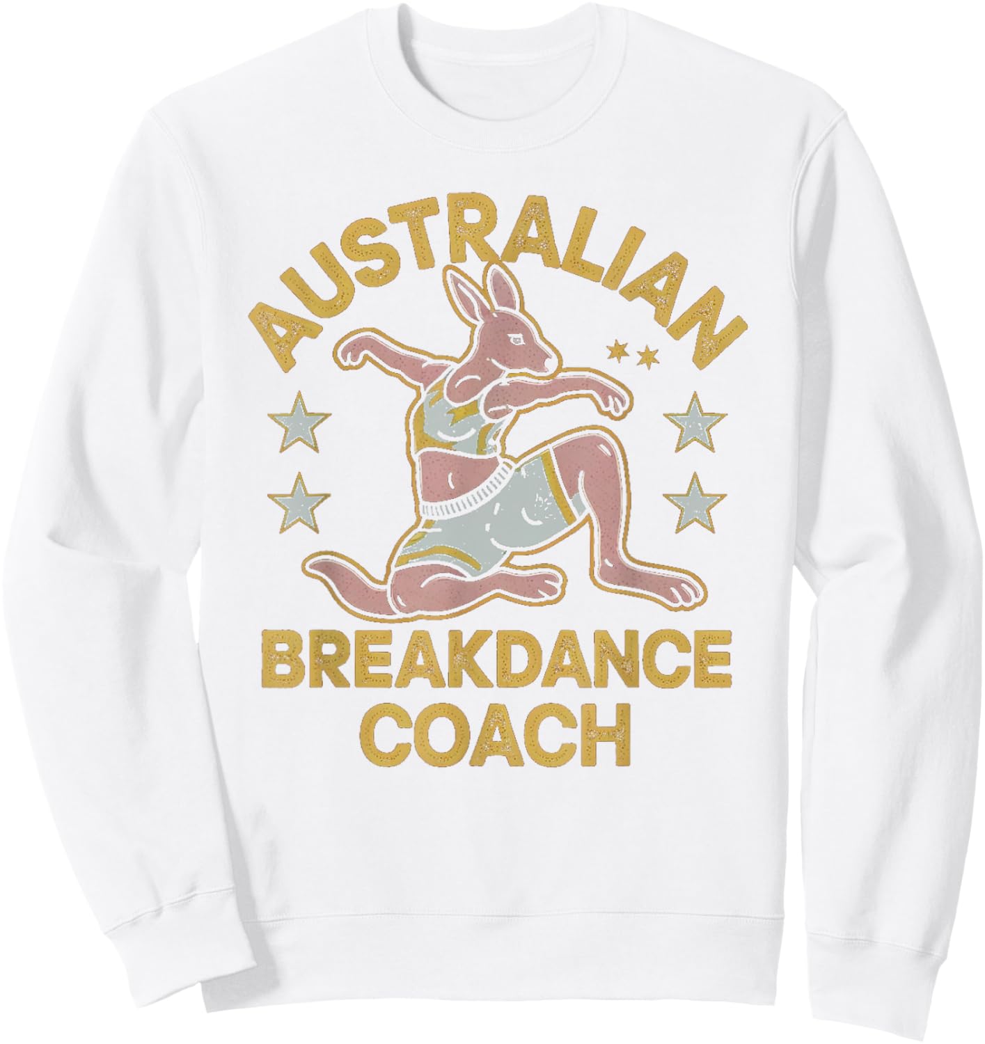 Australian Breakdancing Costume Coach Break Dancer Halloween Sweatshirt - Sweatshirt | White