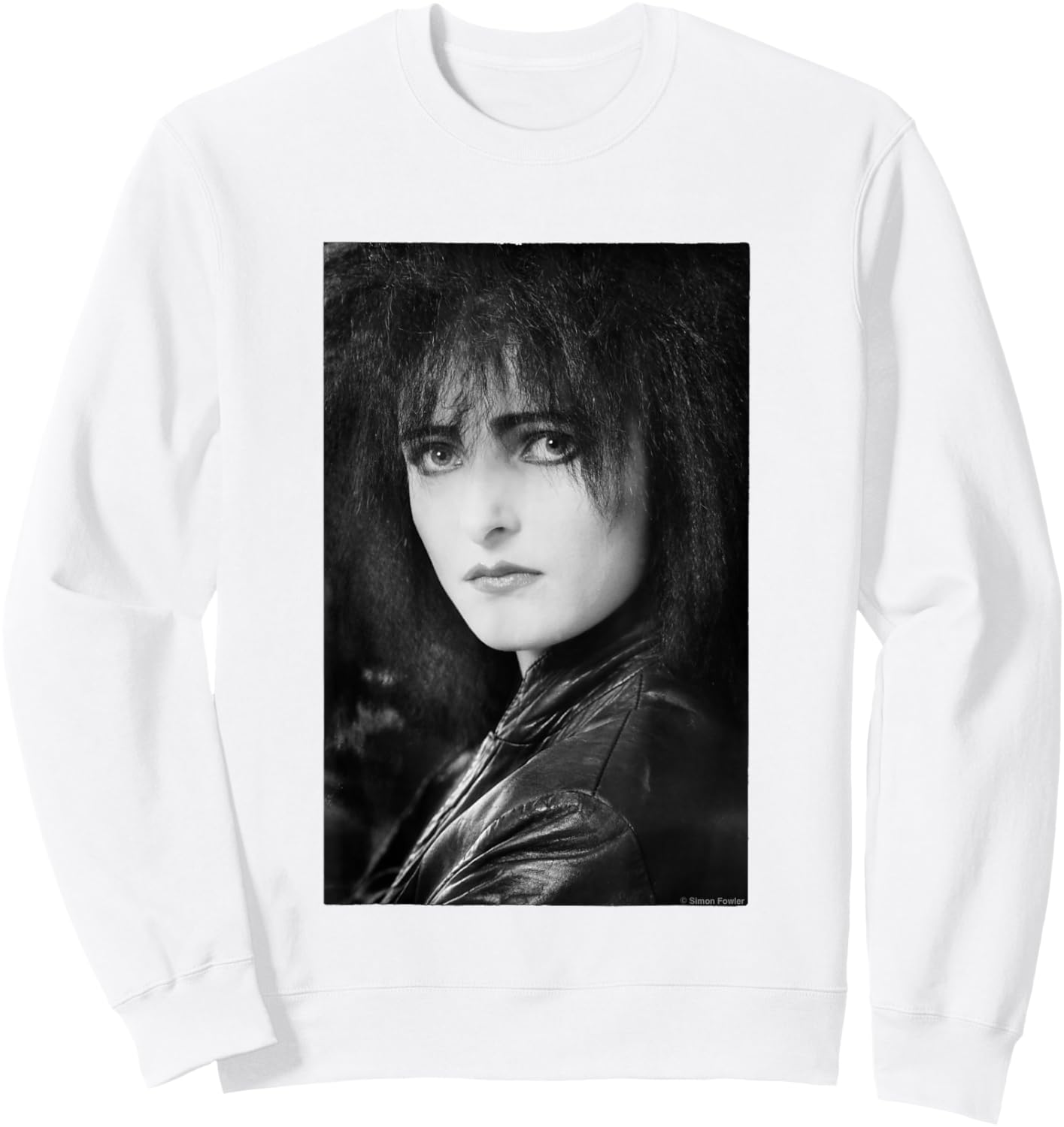 Siouxsie Sioux Singer of The Banshees by Simon Fowler Sweatshirt - Sweatshirt | White