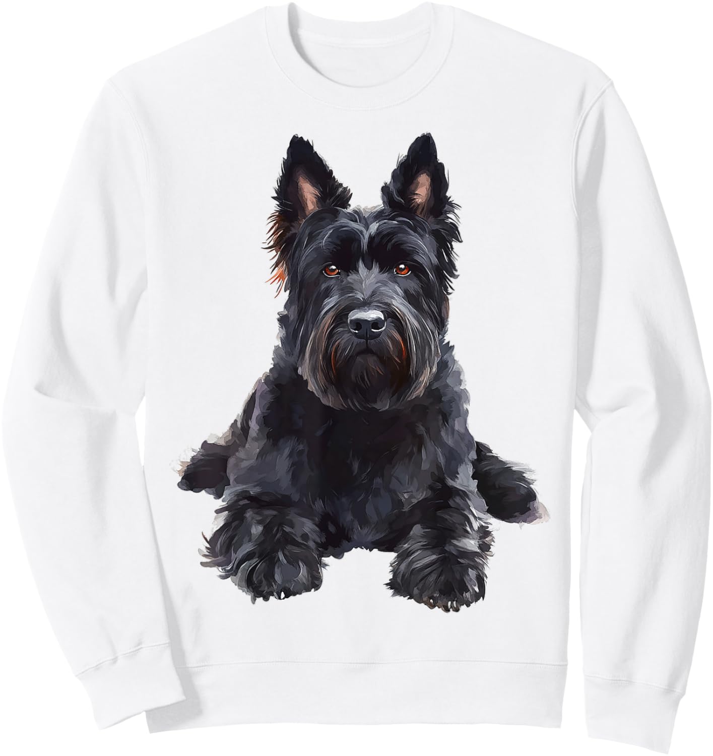 Bouvier Des Flandres Dog Pet Artwork Bouvier Des Flandres Sweatshirt - Sweatshirt | White