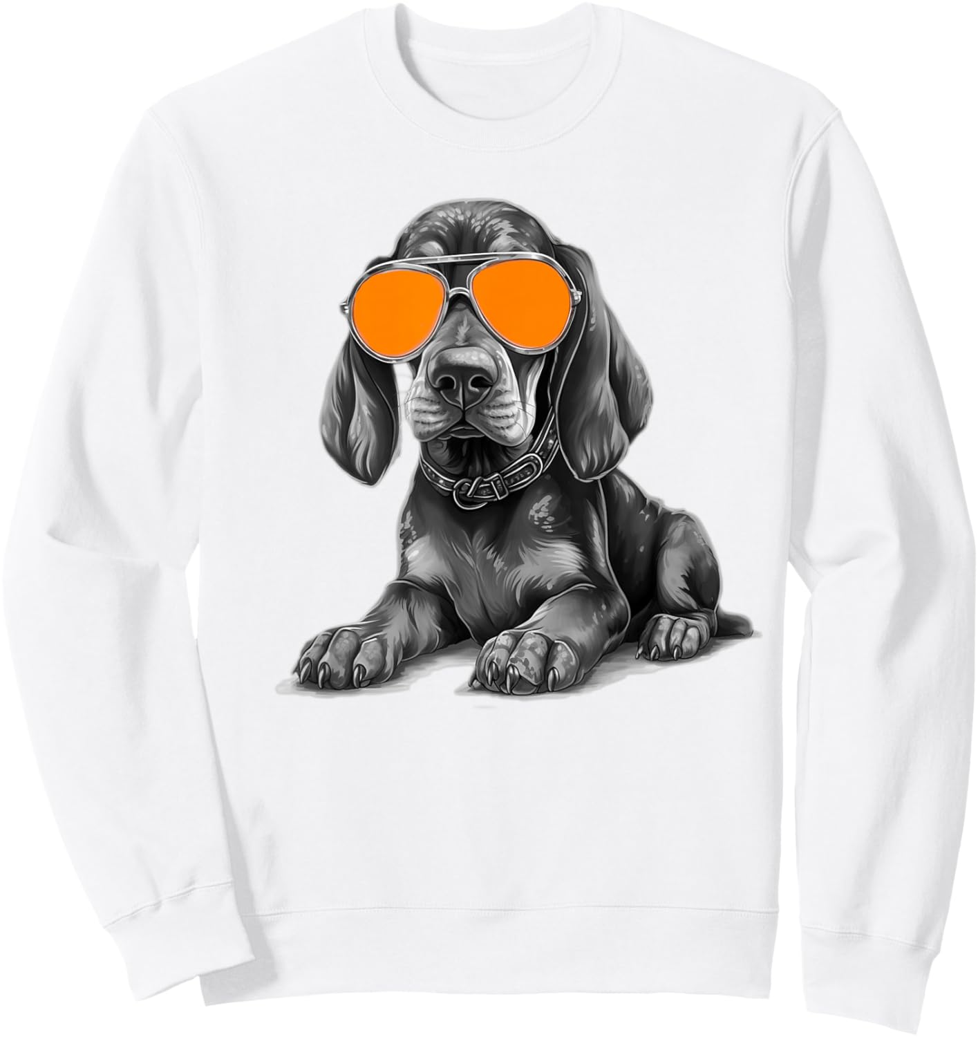 Tennessee Dog Sport Lovers | Bluetick Coonhound Puppy Sweatshirt - Sweatshirt | White